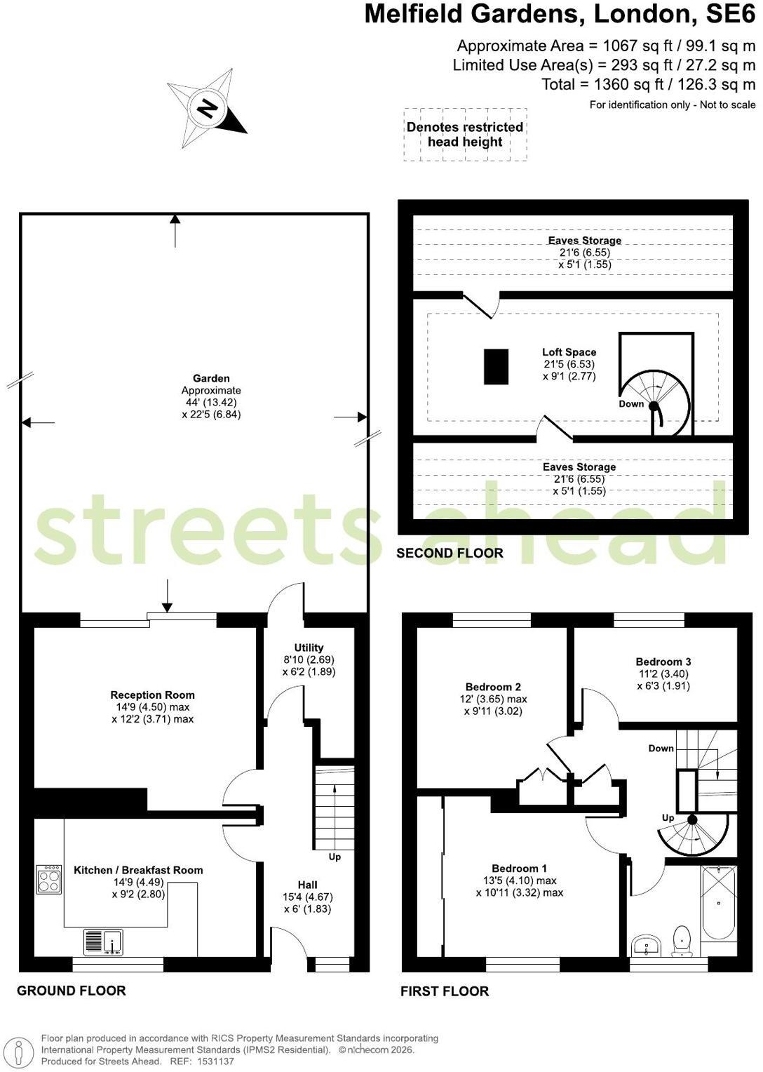 Melfield Gardens, London, SE6 floorplan