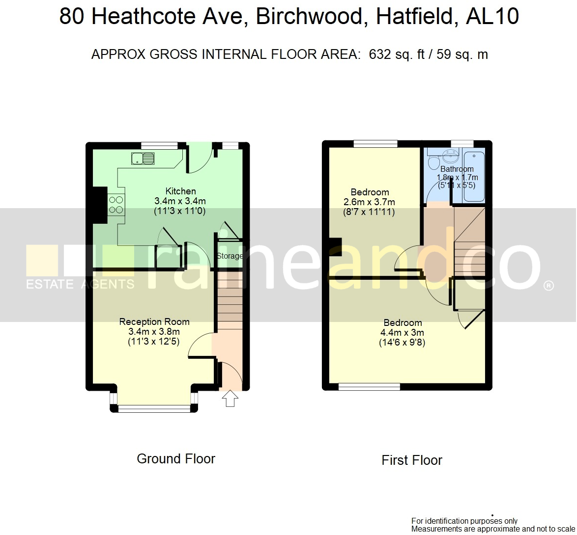 Heathcote Avenue, Hatfield floorplan