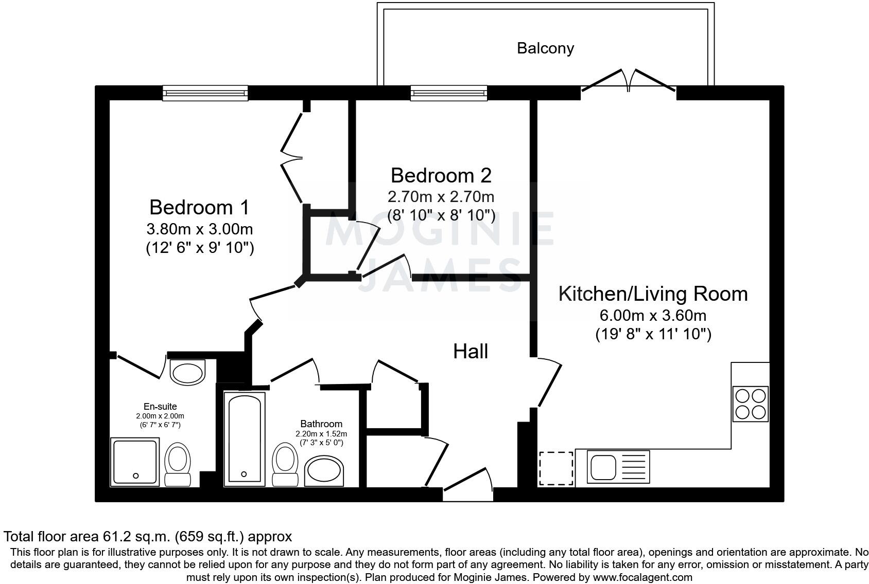 Overstone Court, Cardiff floorplan