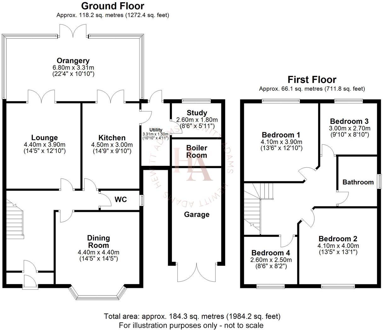 Pine Road, Heswall, Wirral floorplan