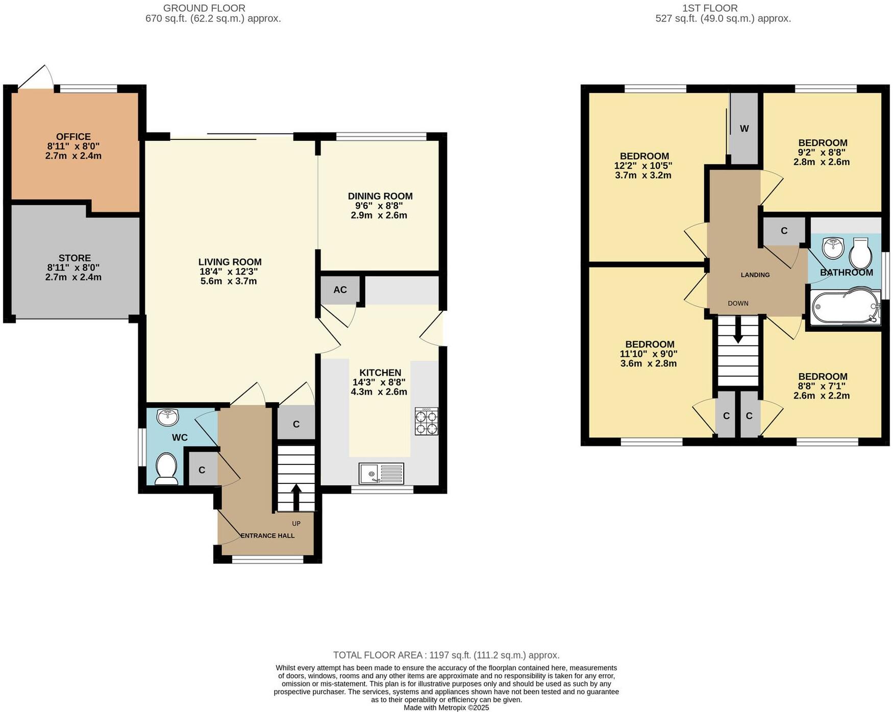 Primrose Crescent, Worcester, WR5 floorplan