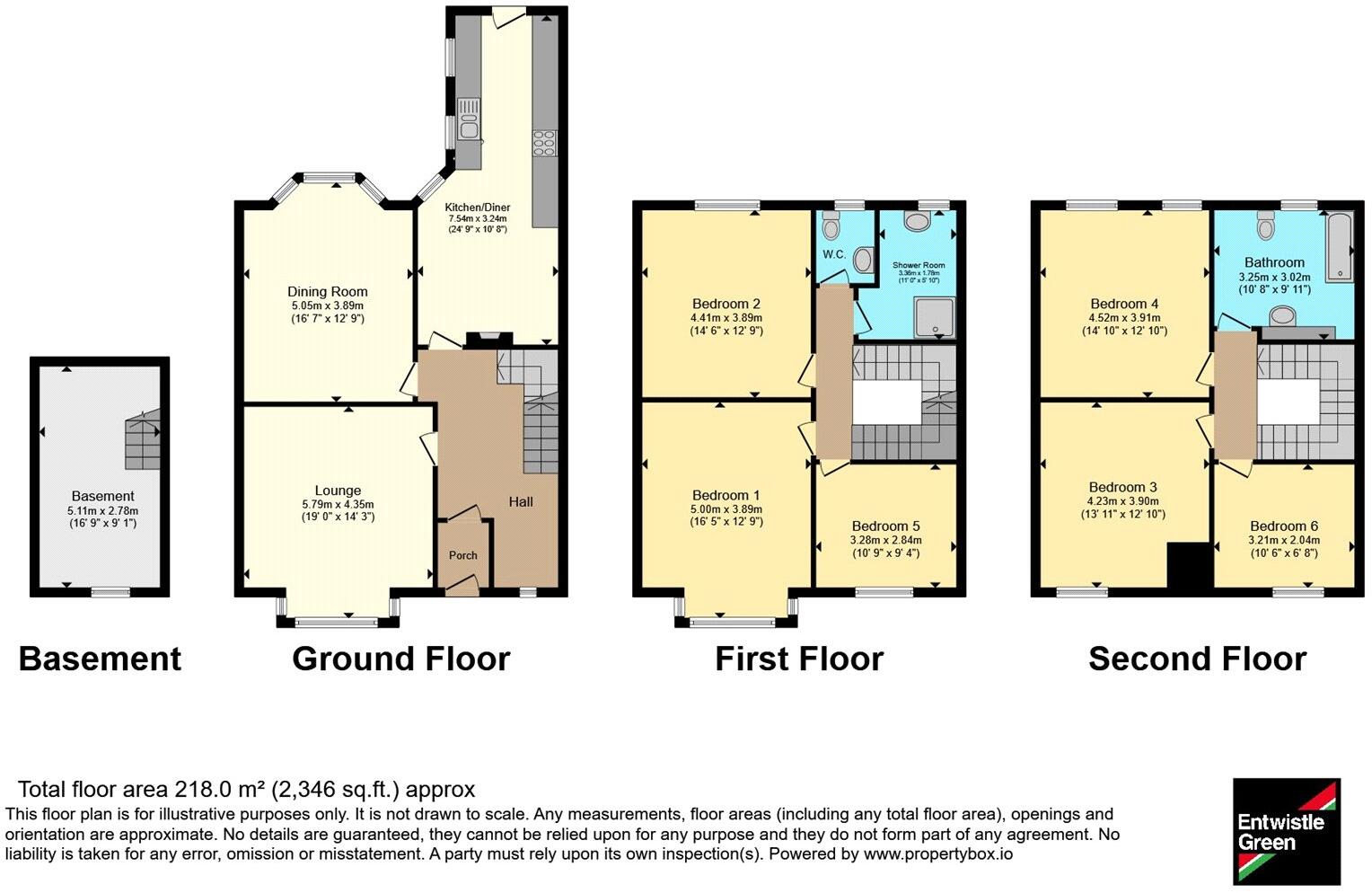 Bromley Road, LYTHAM ST. ANNES, Lancashire, FY8 floorplan