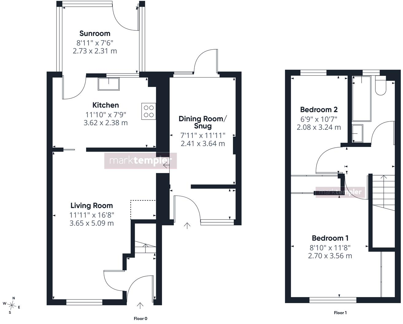 Popular location on the outskirts of Clevedon floorplan