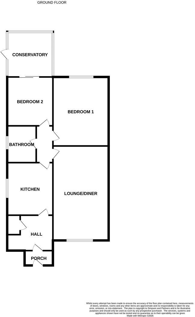 NN9 Popham Close, Raunds floorplan