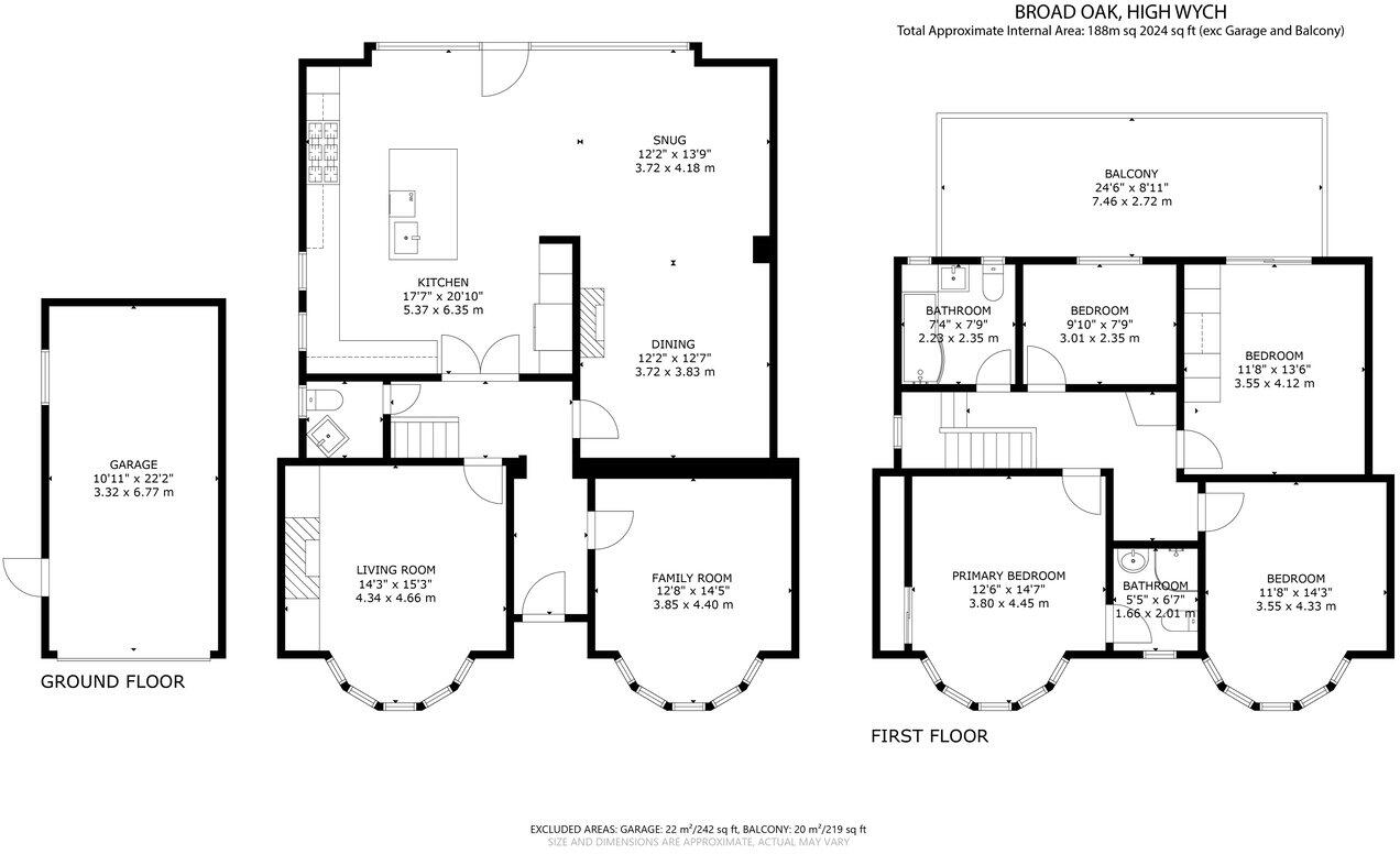 High Wych Road, High Wych, Sawbridgeworth, CM21 floorplan