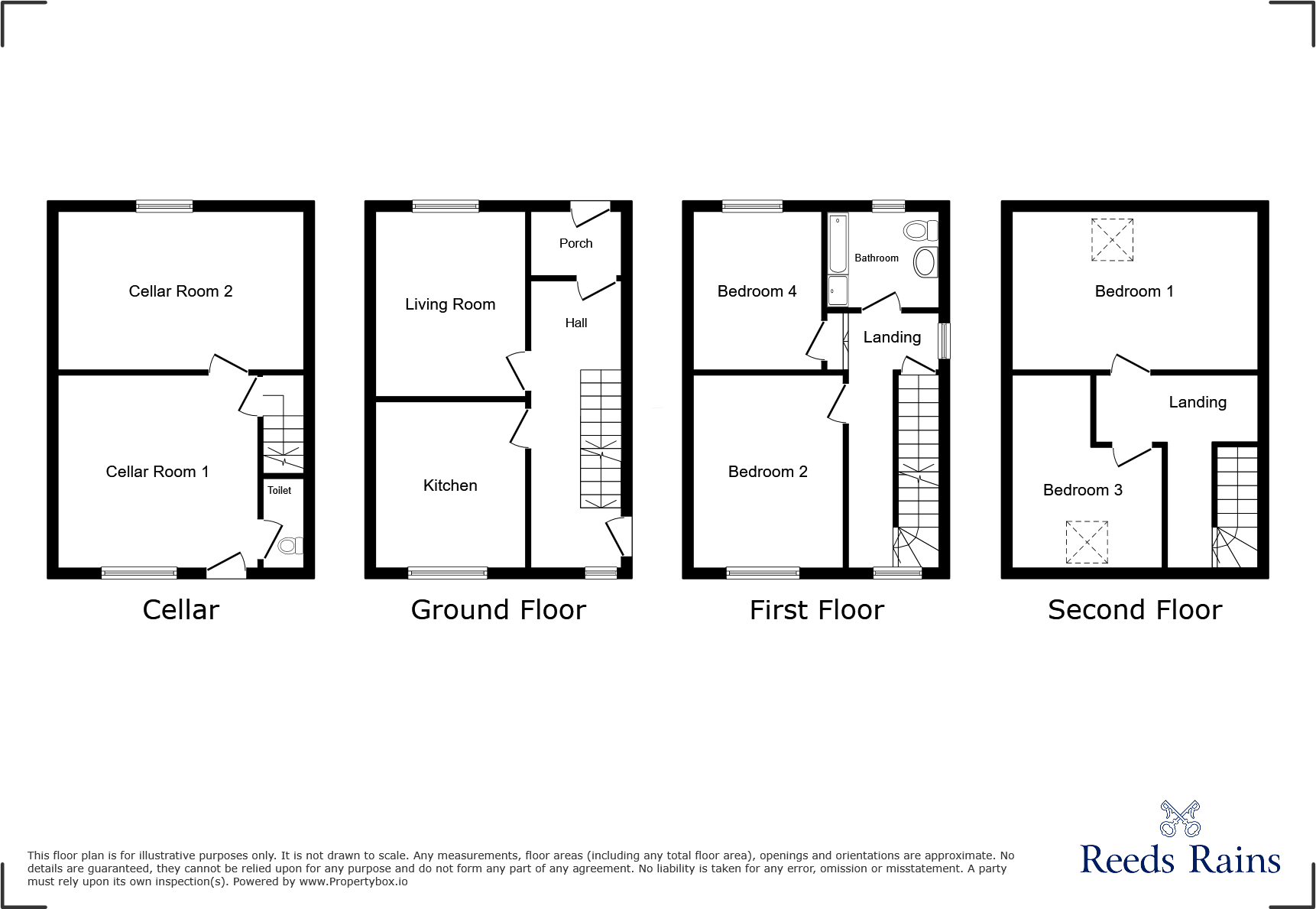 Sandbed Villas, Hebden Bridge, West Yorkshire, HX7 floorplan