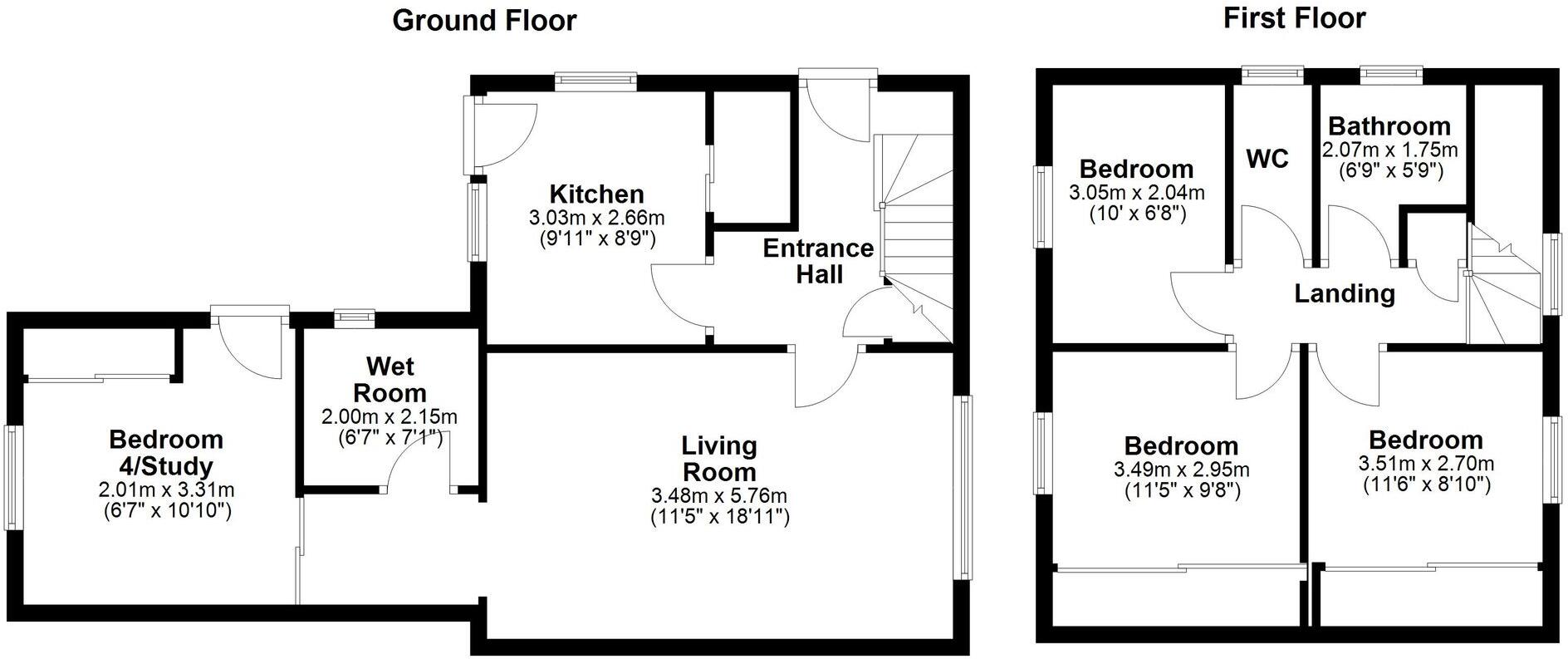 Matlock Drive, North Hykeham, LN6 floorplan
