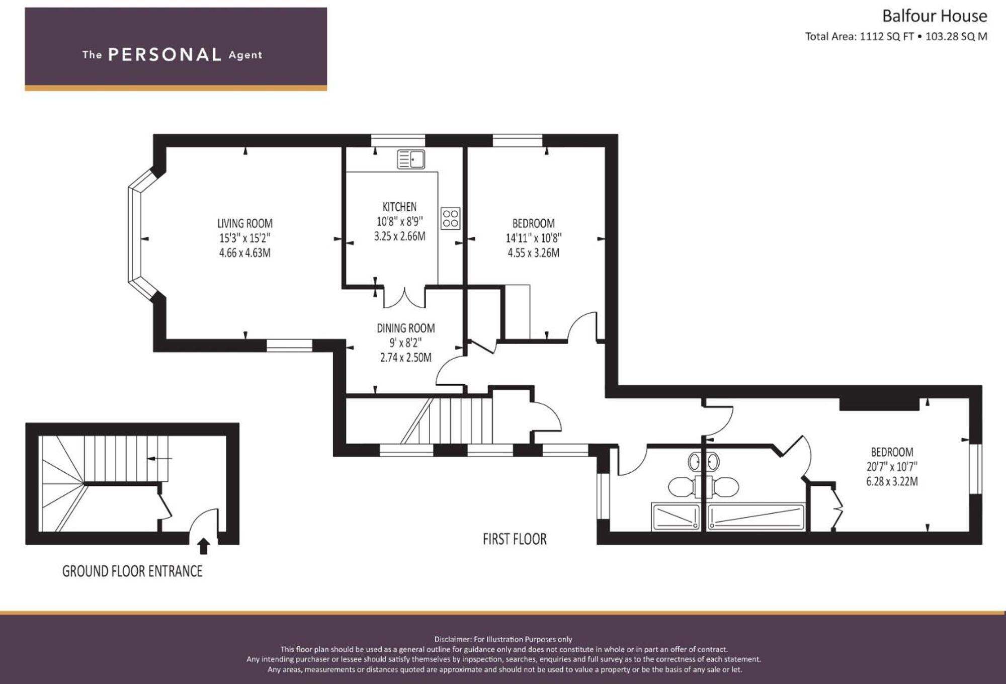 Cavendish Walk, Epsom, KT19 floorplan
