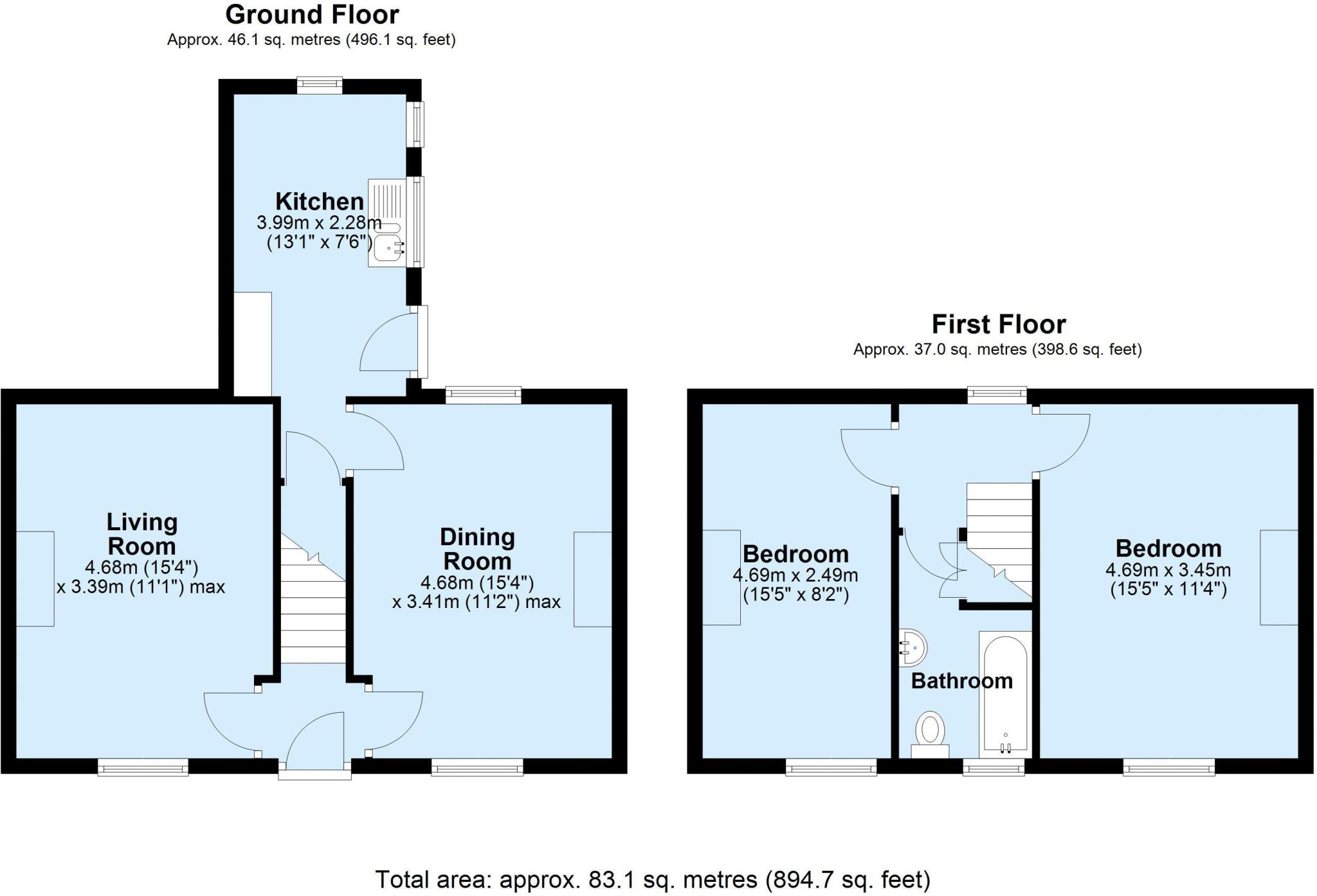Broomfield Place, Leeds floorplan