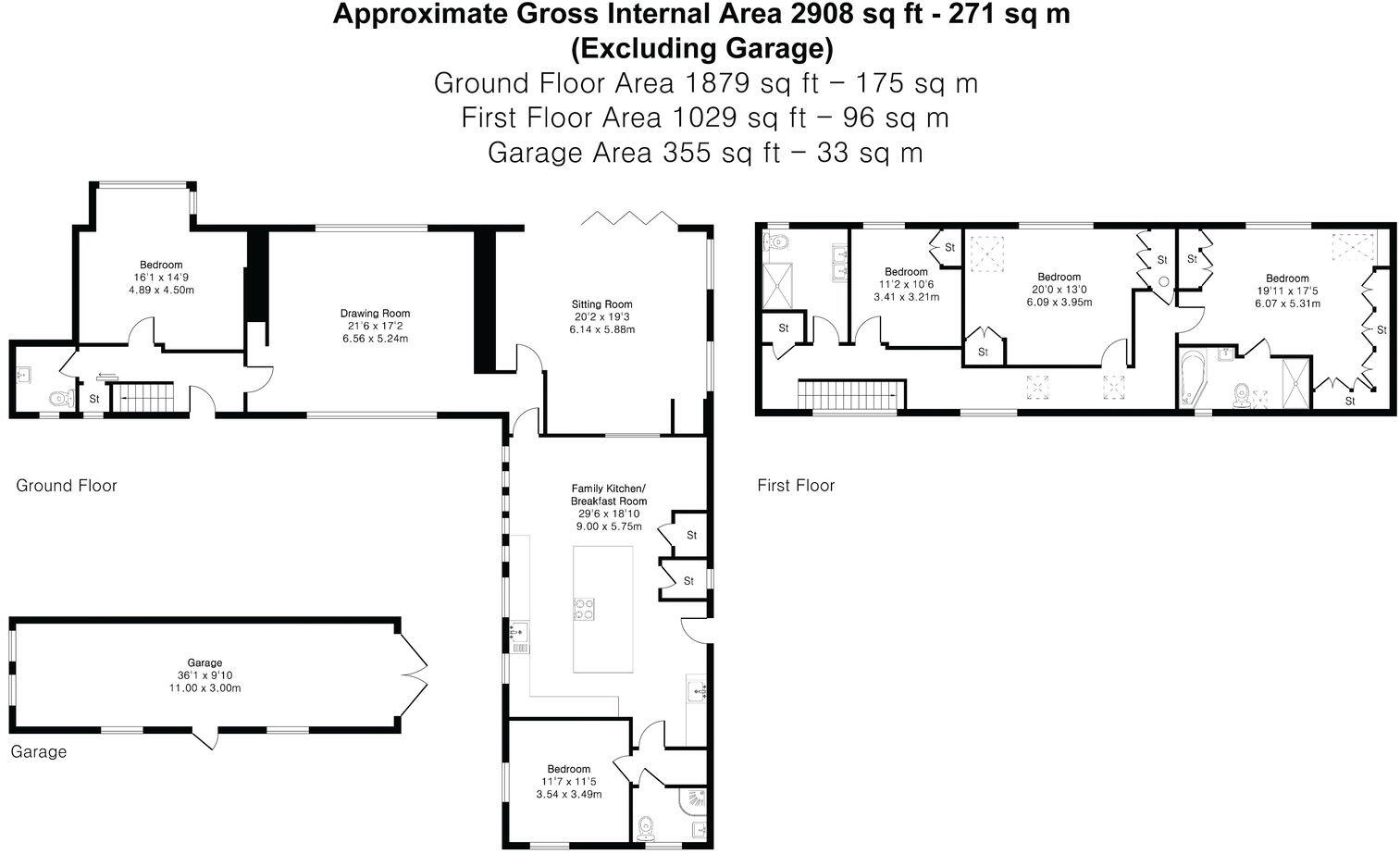 Mark Way, Godalming, GU7 2BG floorplan