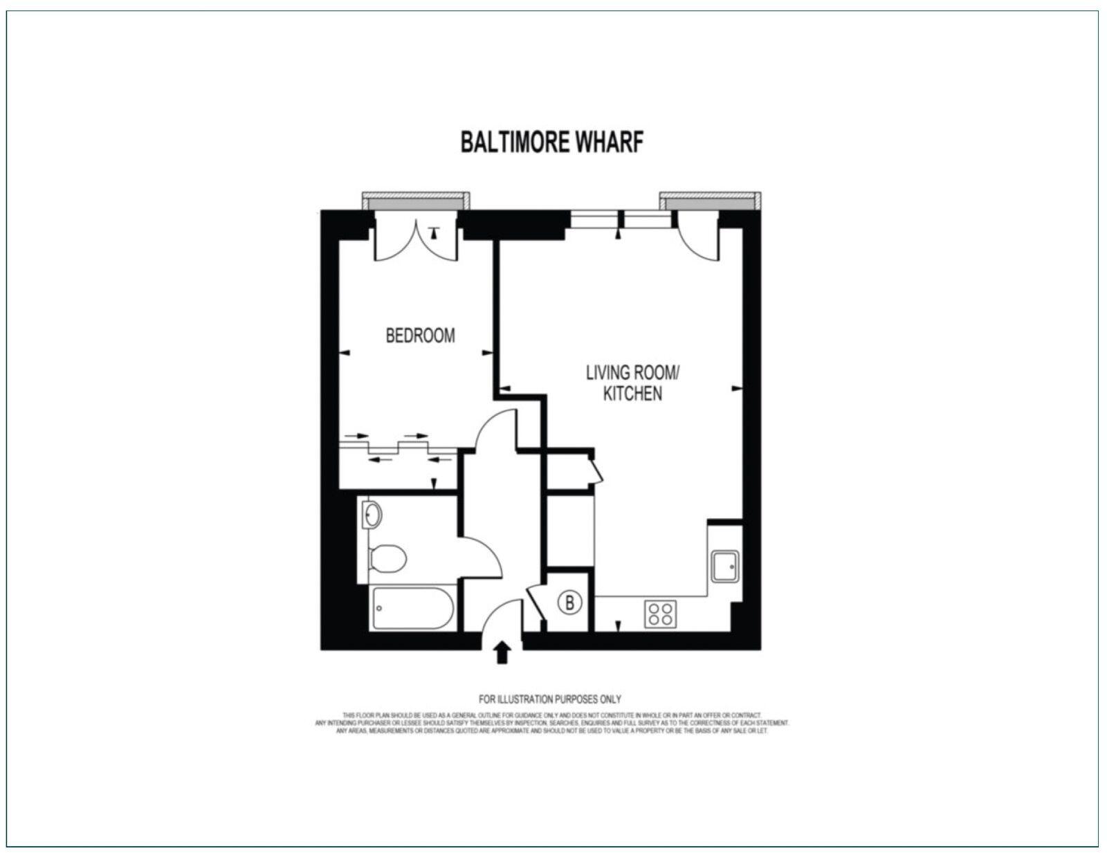 Baltimore Wharf, London, E14 floorplan