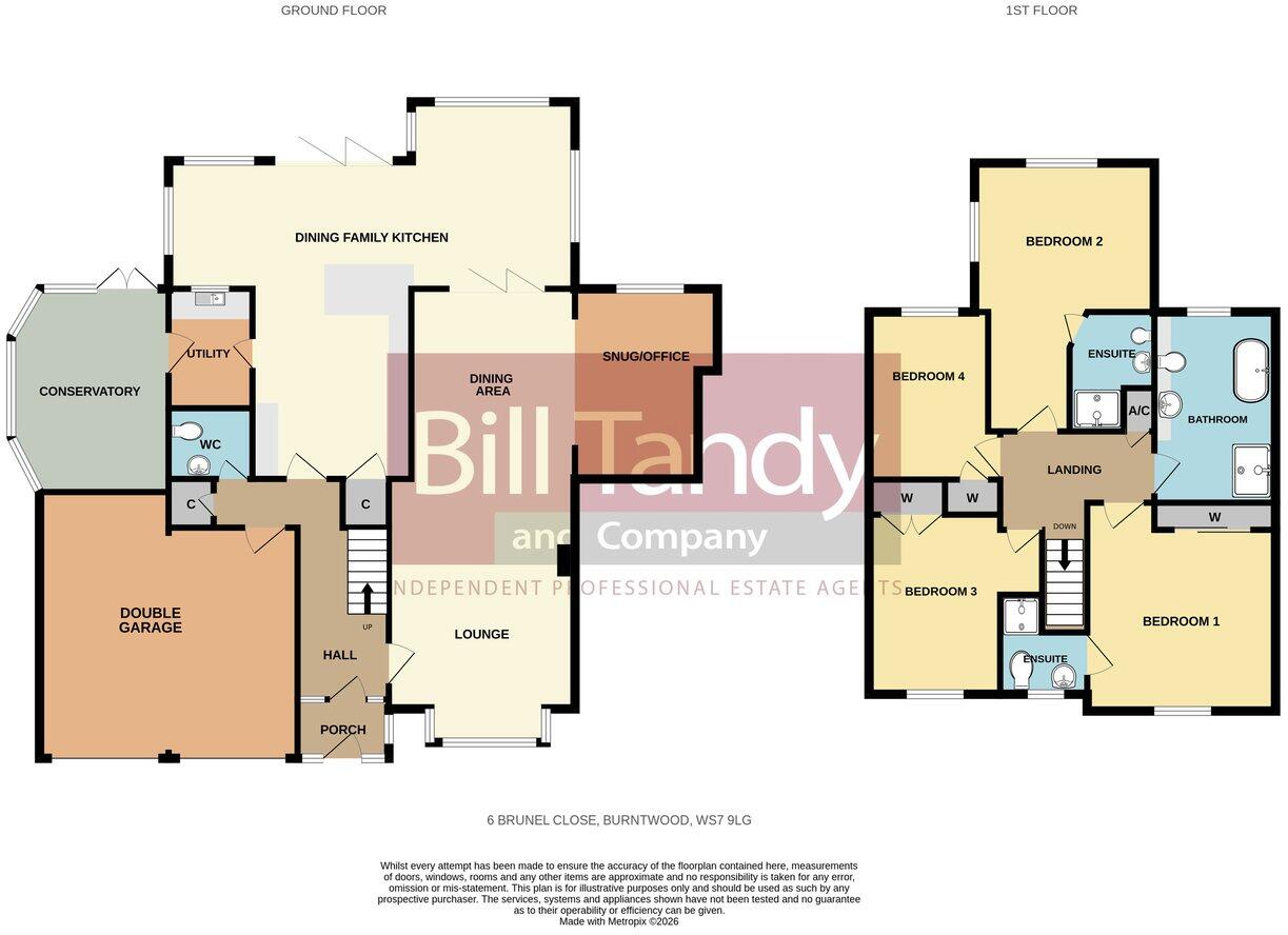 Brunel Close, Burntwood, WS7 floorplan
