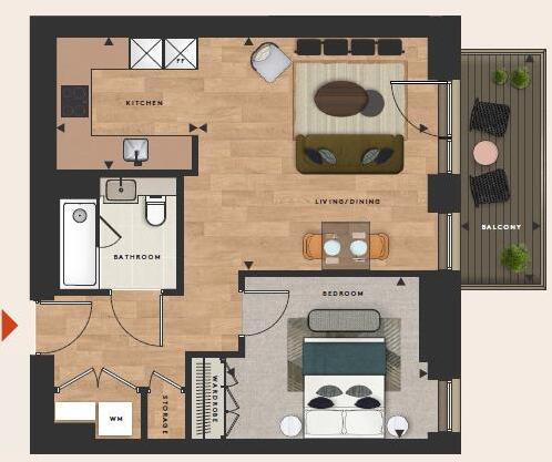 The Bellamy, 10 Manilla Street, London, E14 floorplan