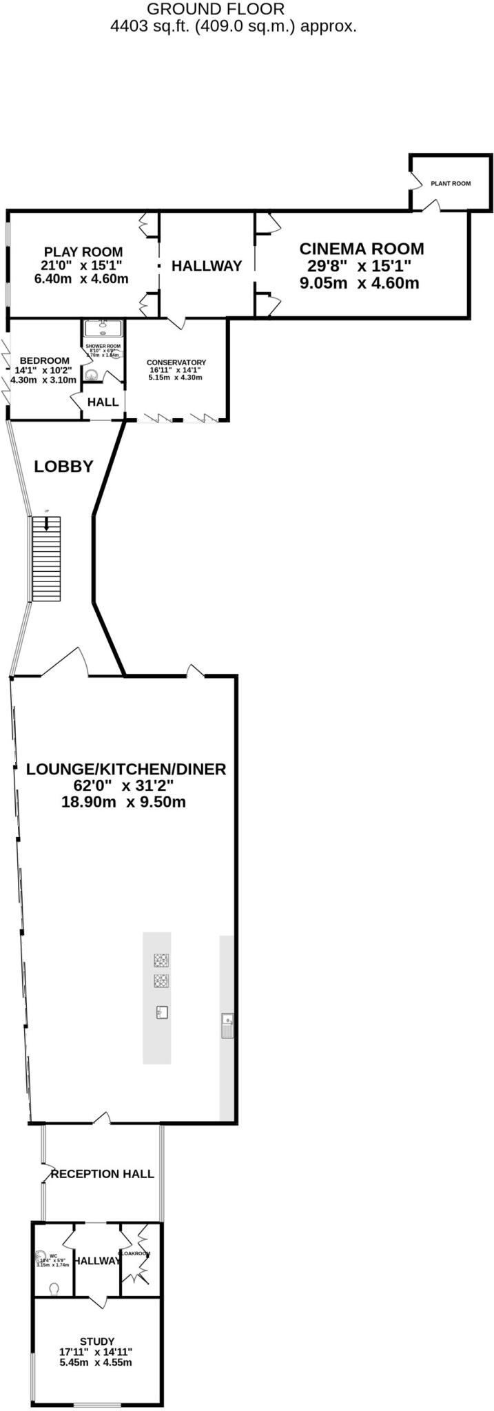 Loughborough Road, Bunny, Nottingham, Nottinghamshire, NG11 floorplan