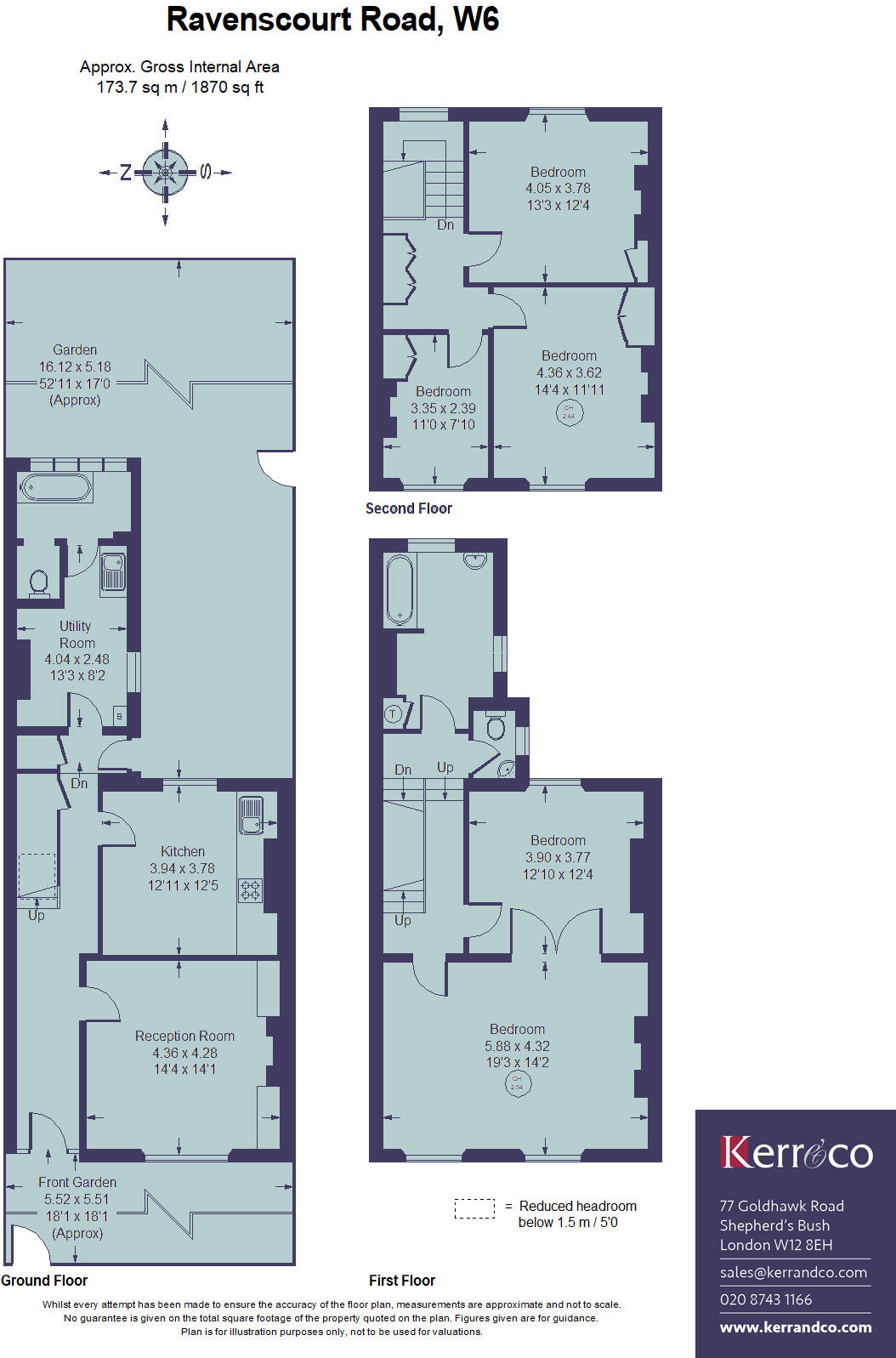 Ravenscourt Road, Hammersmith W6 floorplan