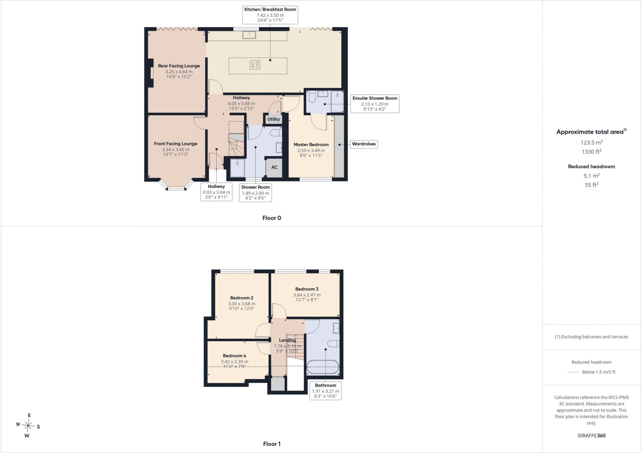 Mount Avenue, Chaldon floorplan