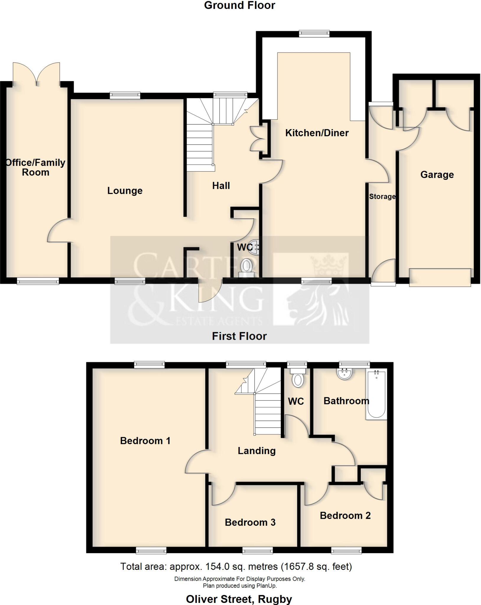 Oliver Street, Rugby floorplan
