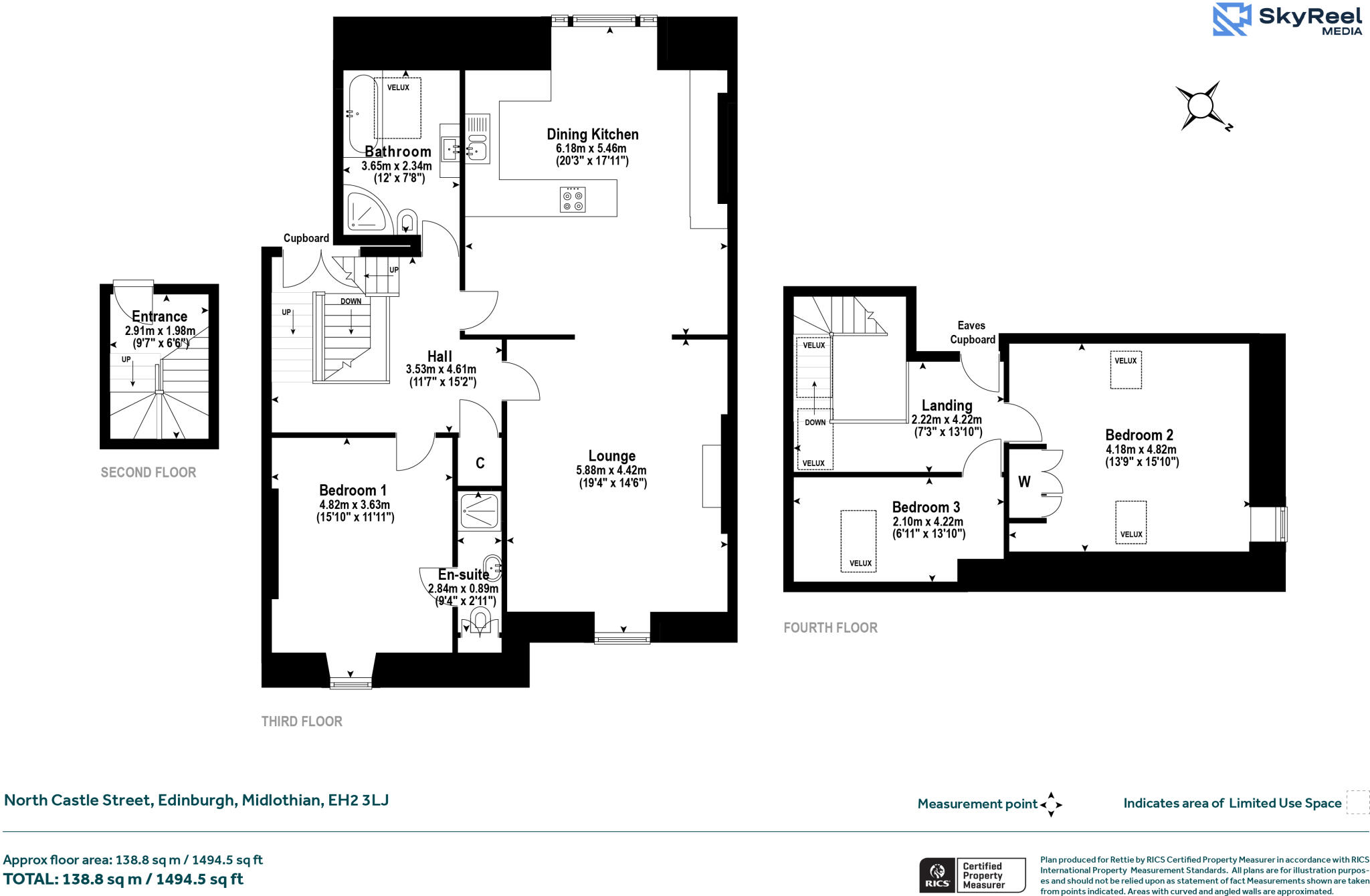 North Castle Street, Edinburgh floorplan