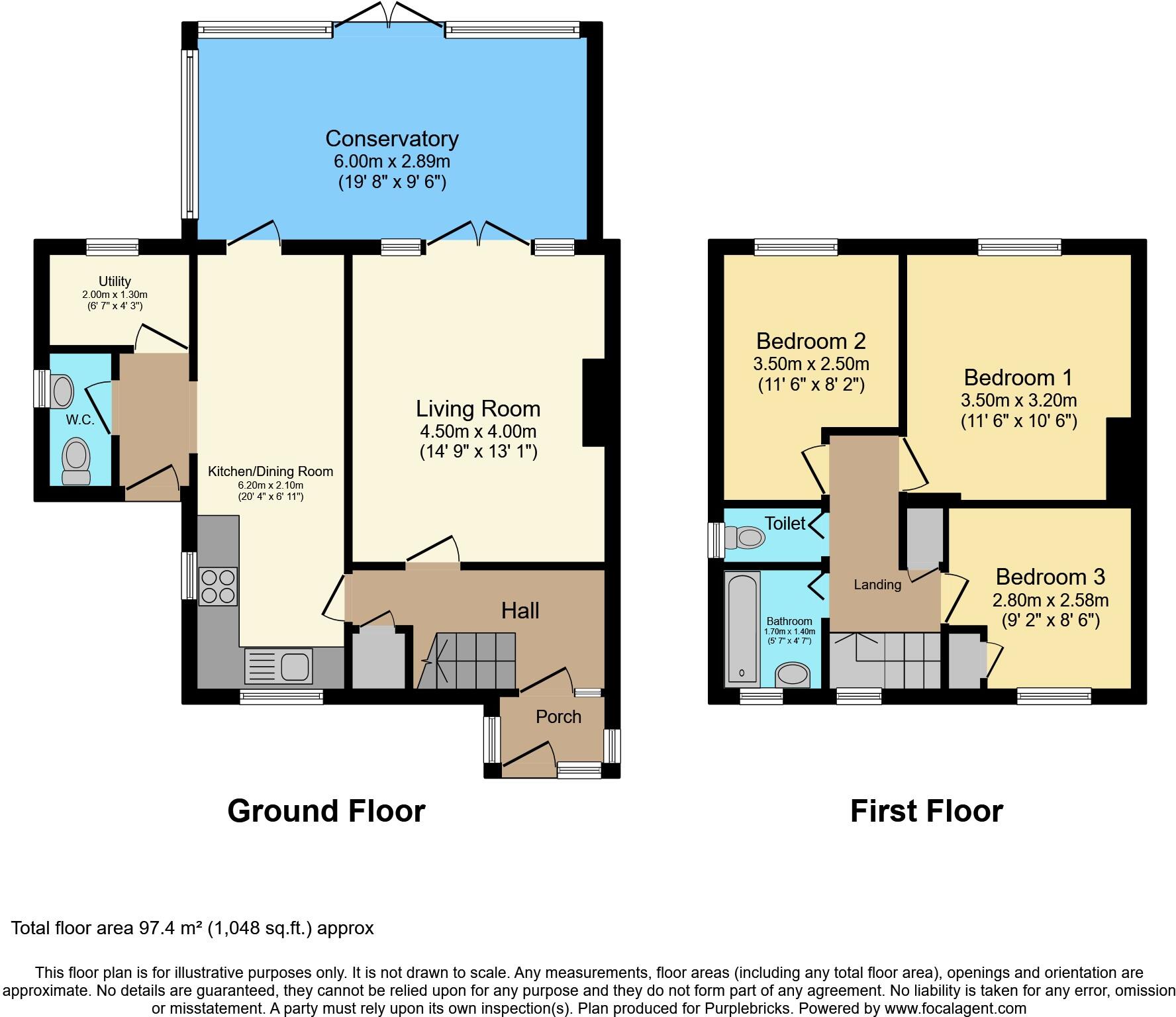 Bader Road, Walsall, WS2 floorplan
