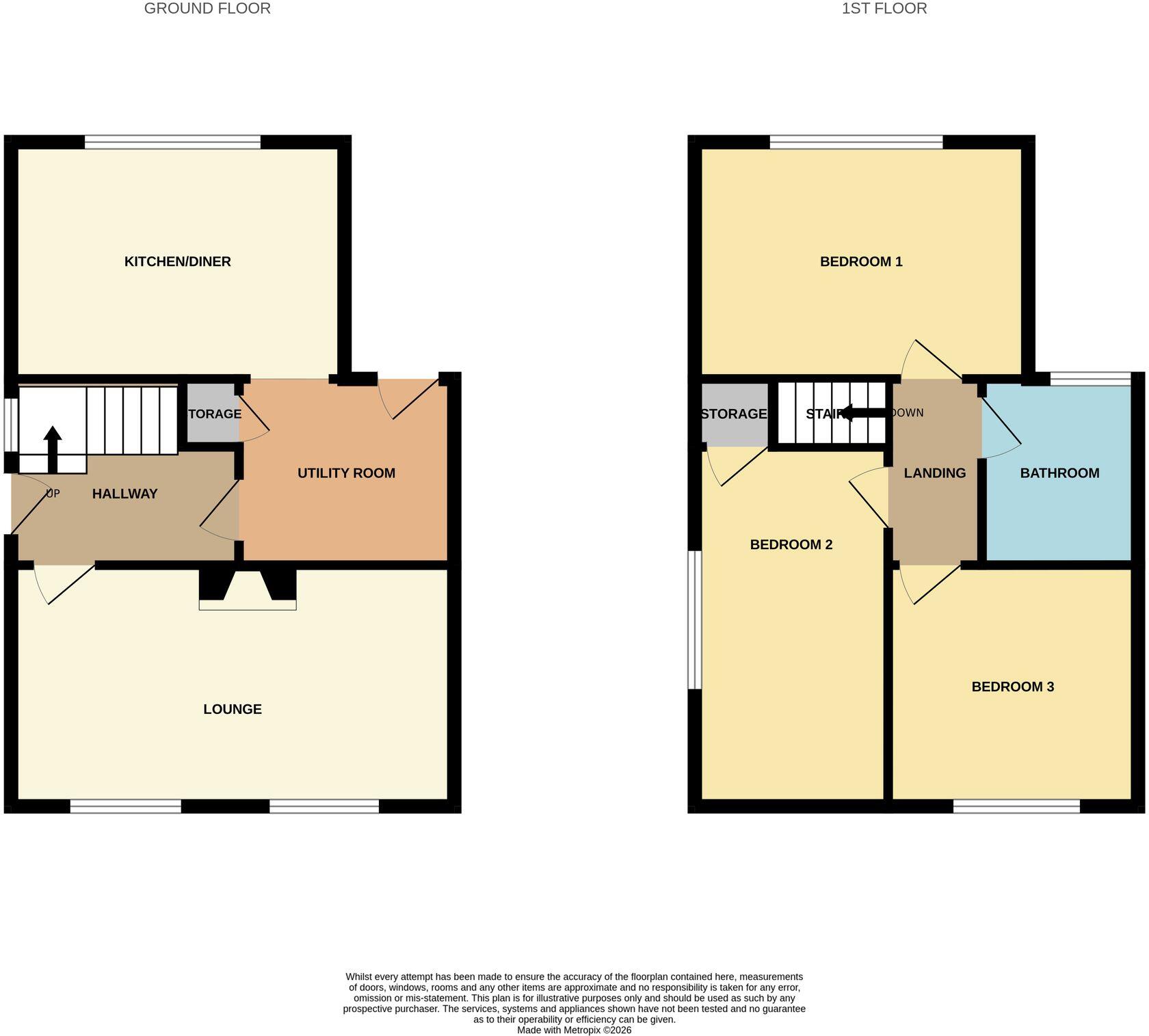 Levens Drive, Carlisle, CA2 floorplan