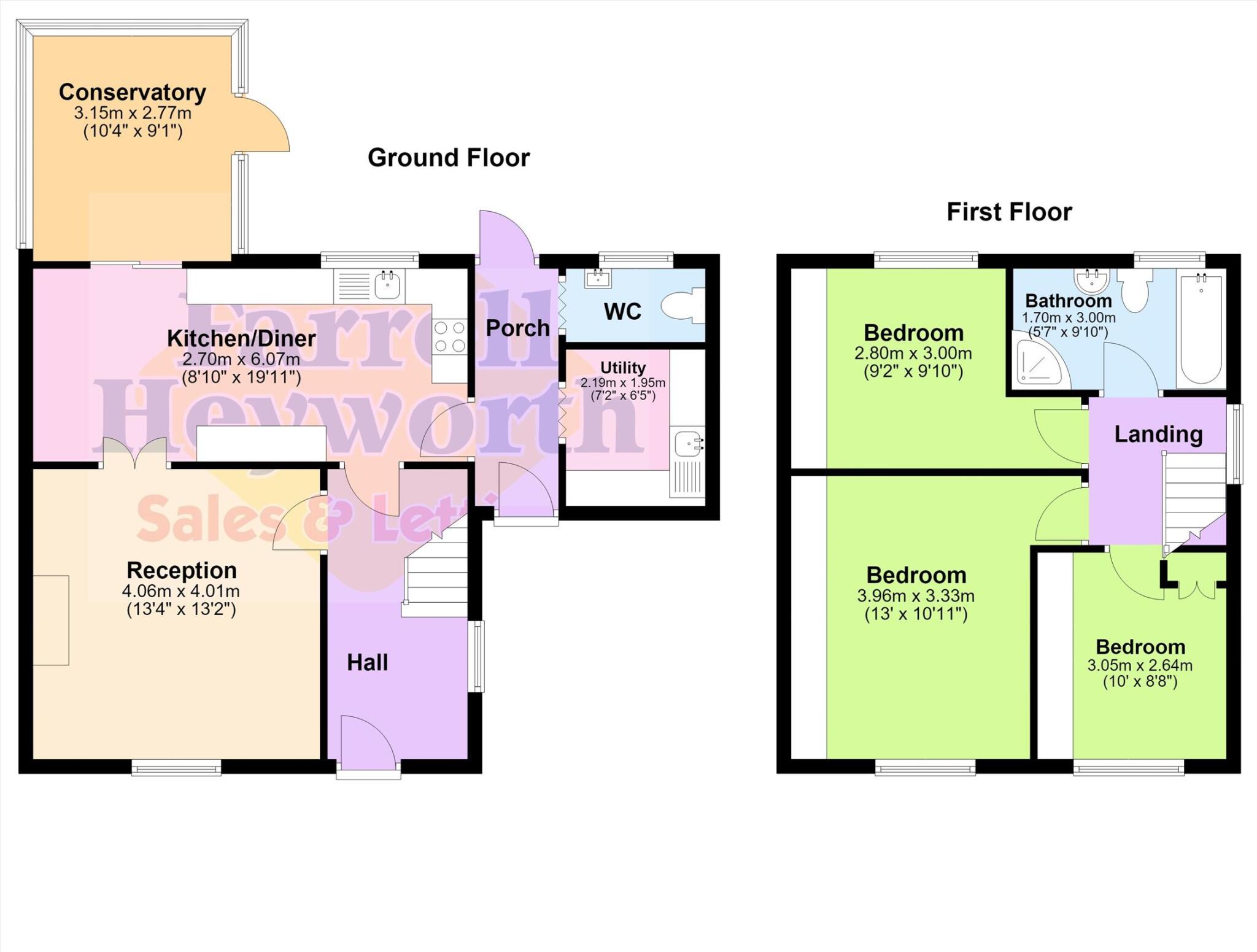 Derby Crescent, Inskip, Preston floorplan