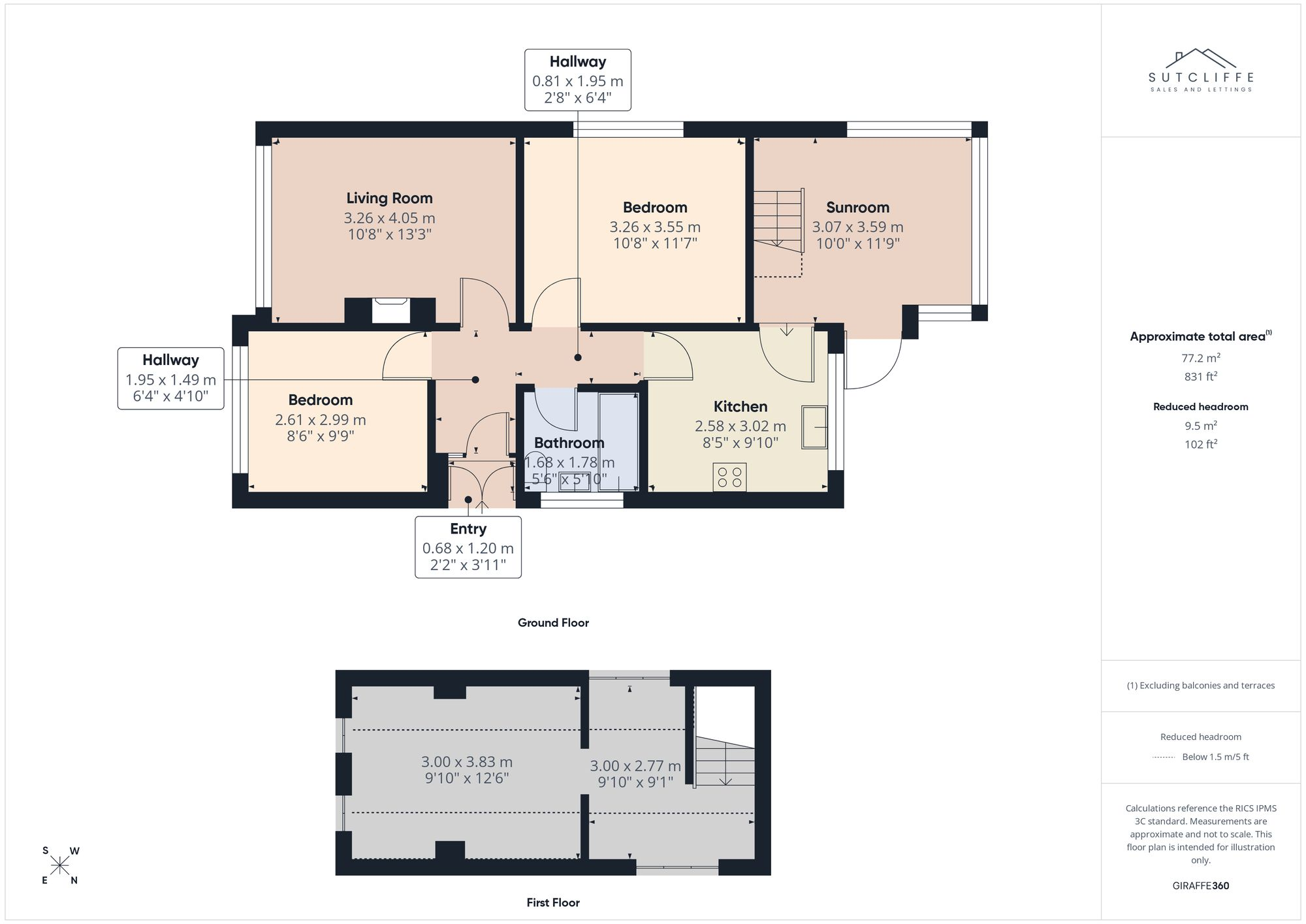 Milford Close, Catterall, PR3 floorplan