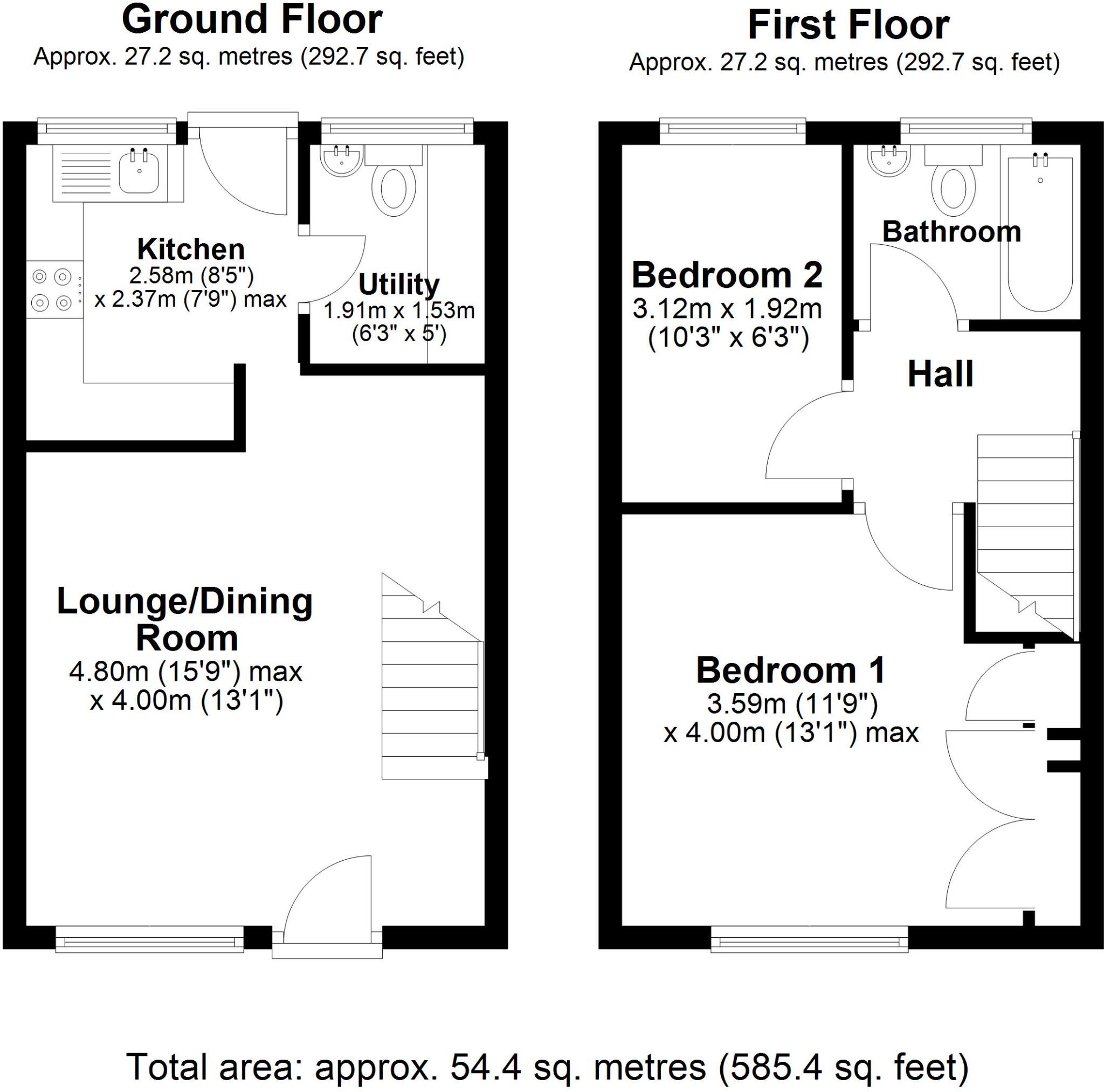 Trent Mews Cowes PO31 floorplan