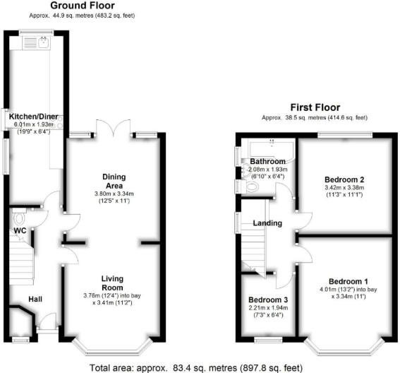 Heather Dene, Bromborough floorplan