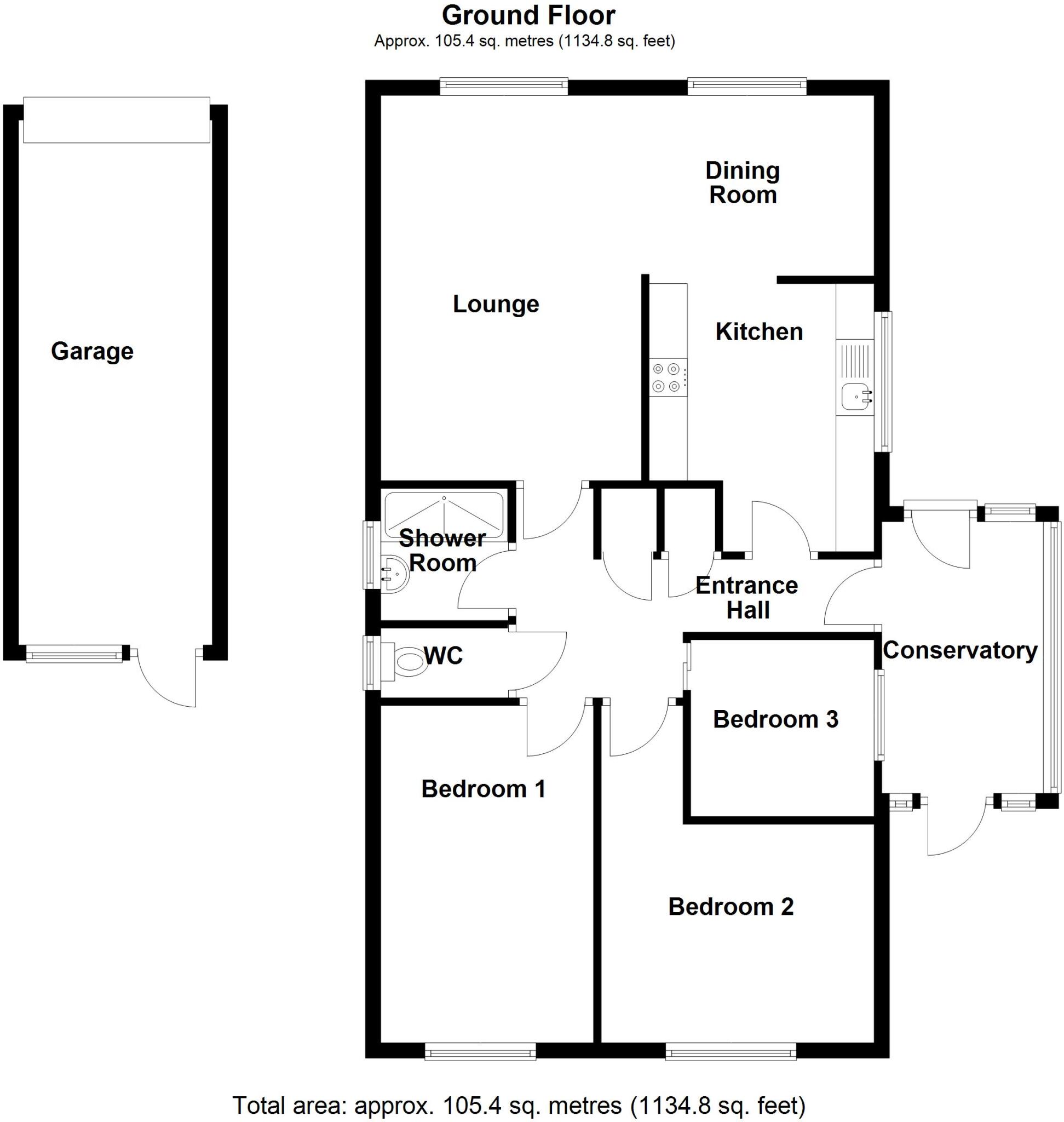 Westbourne Park, Bourne, Lincolnshire, PE10 floorplan