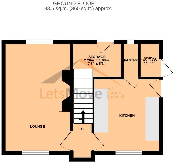 39 Hayes Road, Arleston, Telford, Shropshire, TF1 2JJ floorplan