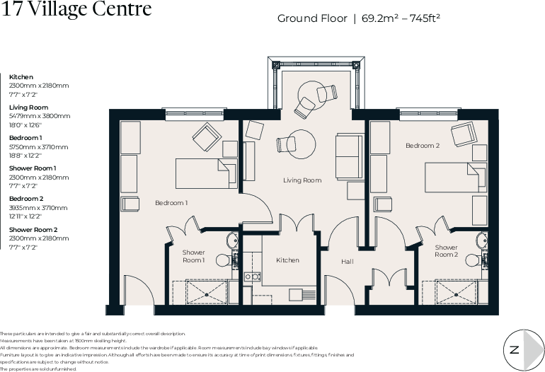 No. 17 Village Centre, Richmond Villages Witney, Coral Springs Way, Witney, Oxfordshire OX28 5DG floorplan
