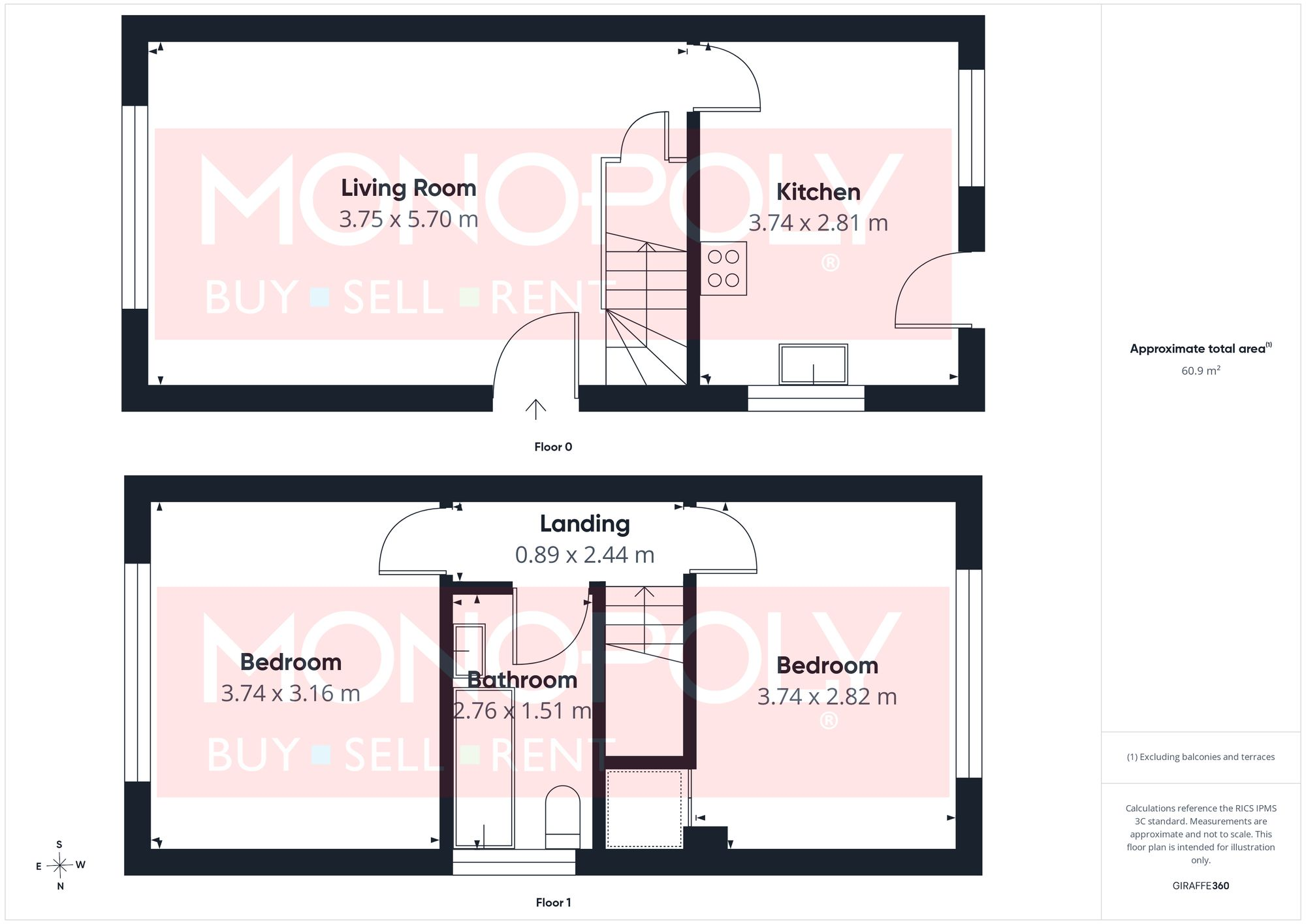 Ffordd Celyn, Denbigh, LL16 floorplan