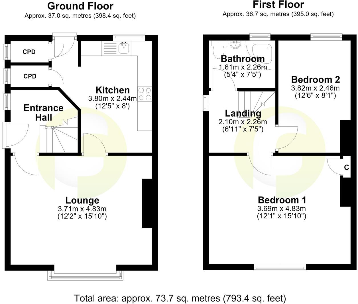 Burt Avenue, North Shields, Tyne and Wear floorplan