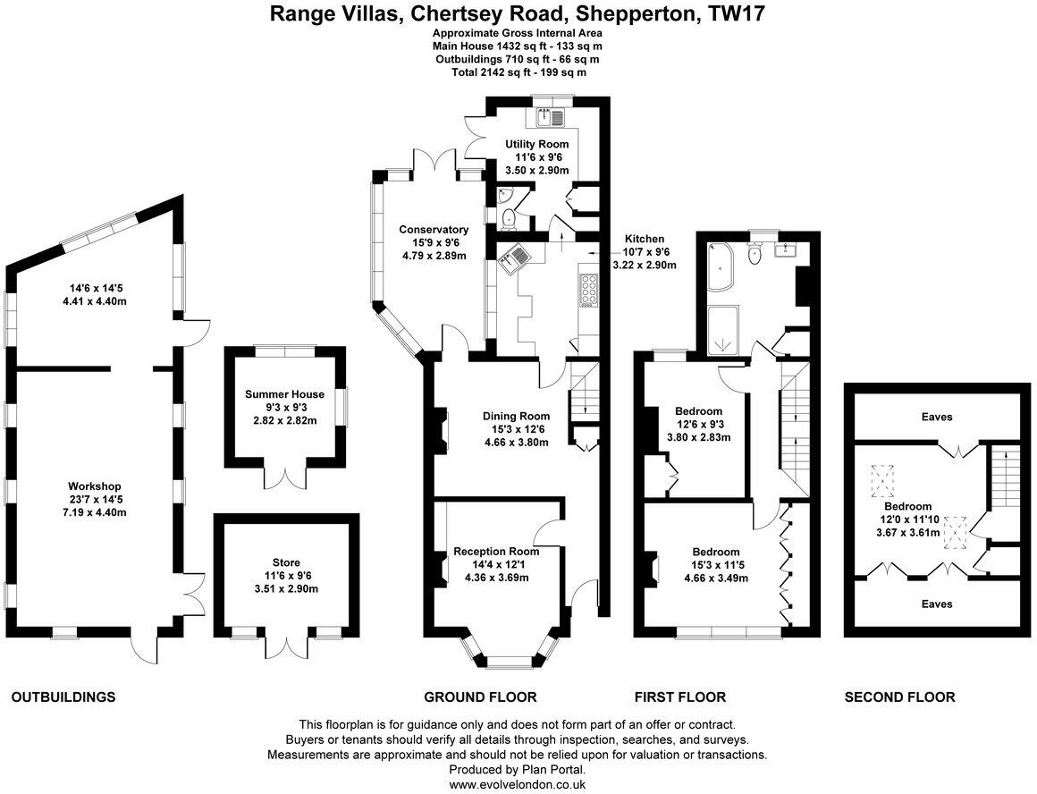 Chertsey Road, Shepperton, TW17 floorplan