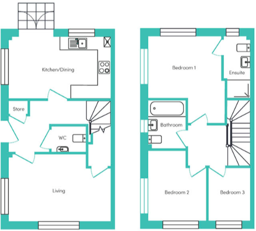 Leonard Drive, Chesterfield S45 floorplan