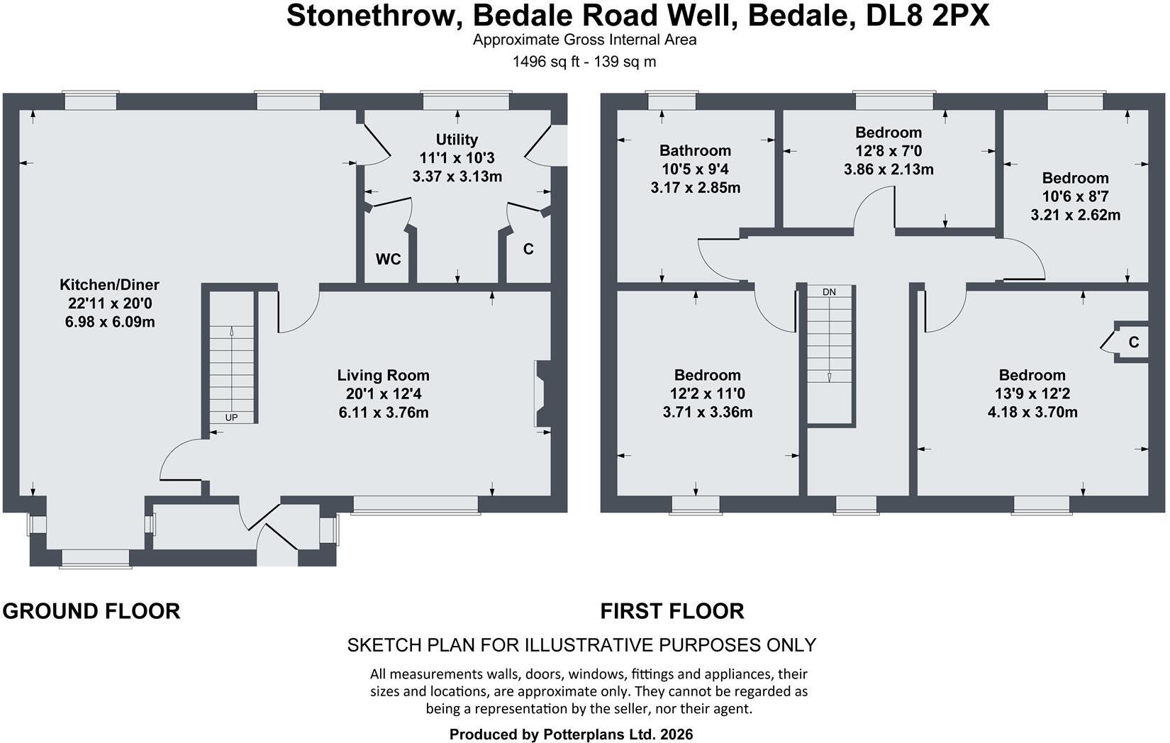 Bedale Road, Well, Bedale floorplan