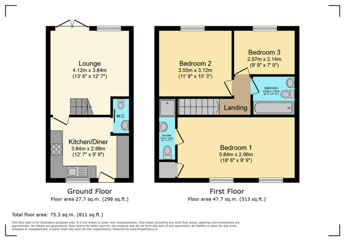 Rupert Street, Lower Pilsley, S45 floorplan
