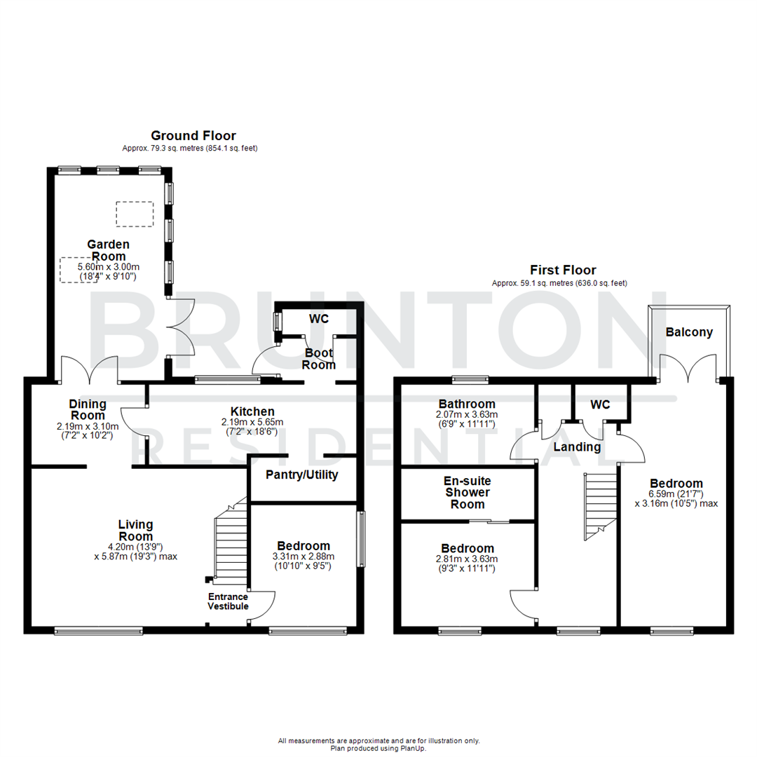 Haydon Bridge, Hexham, NE47 floorplan