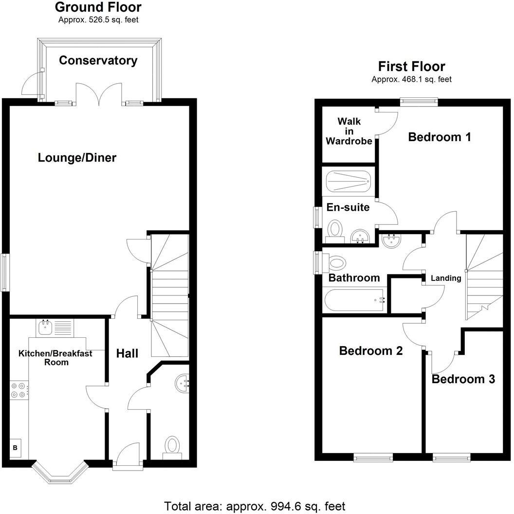 55, Corncockle Close, Melksham floorplan