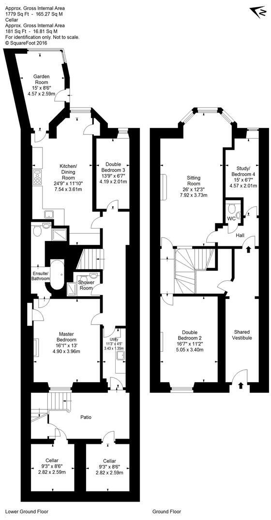 6/1 Clarendon Crescent, Edinburgh, EH4 1PT floorplan