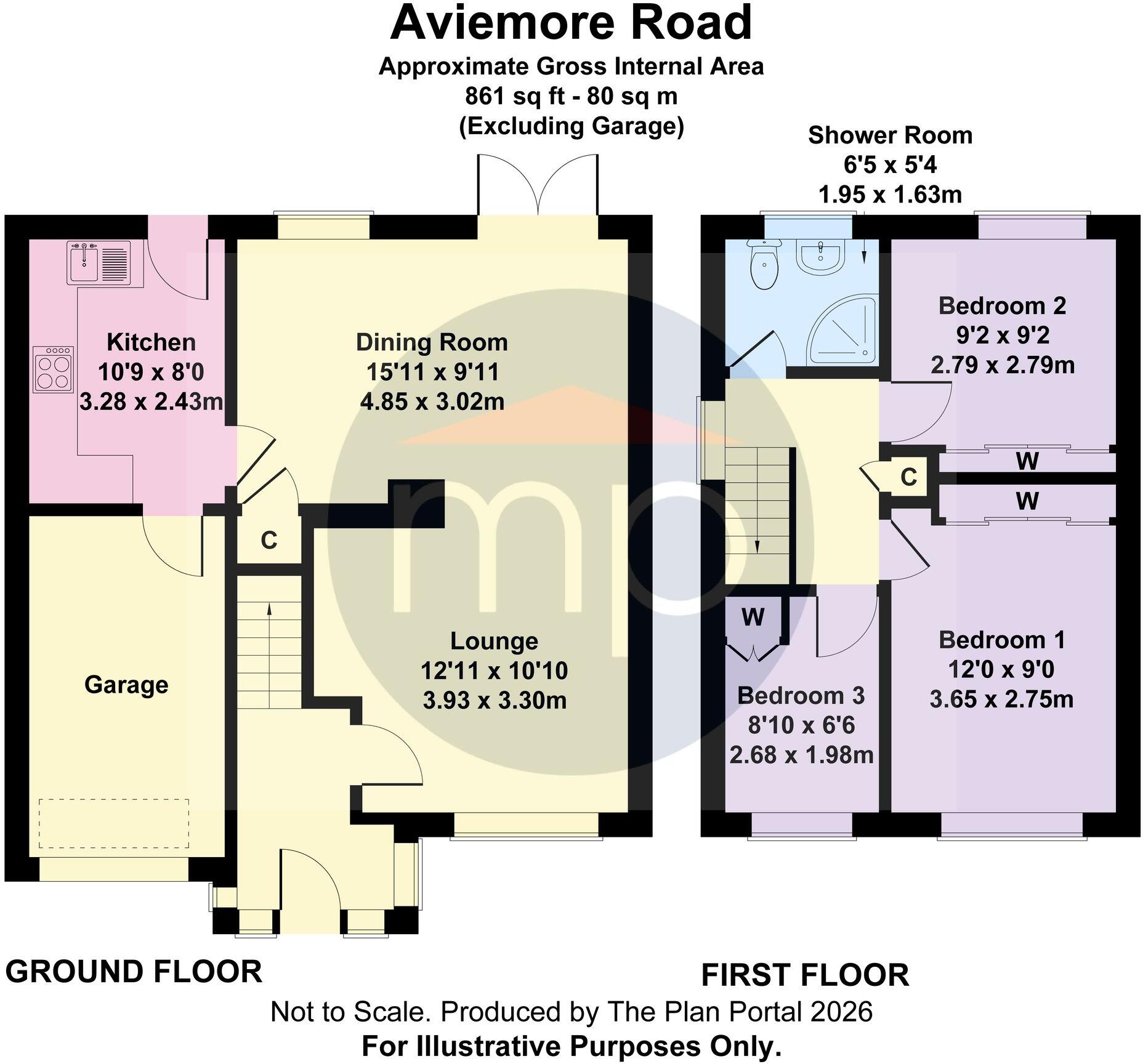 Aviemore Road, Hemlington, TS8 floorplan