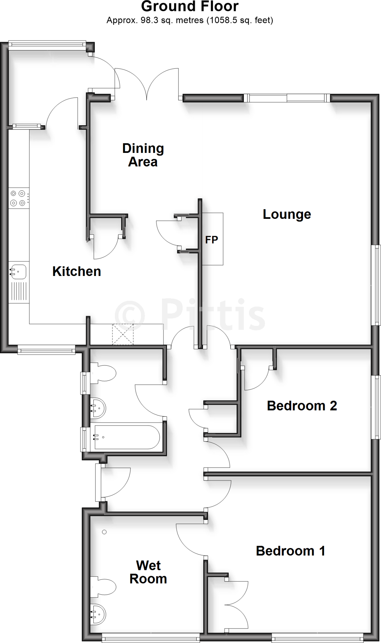 Sydney Close, Newport, Isle of Wight floorplan