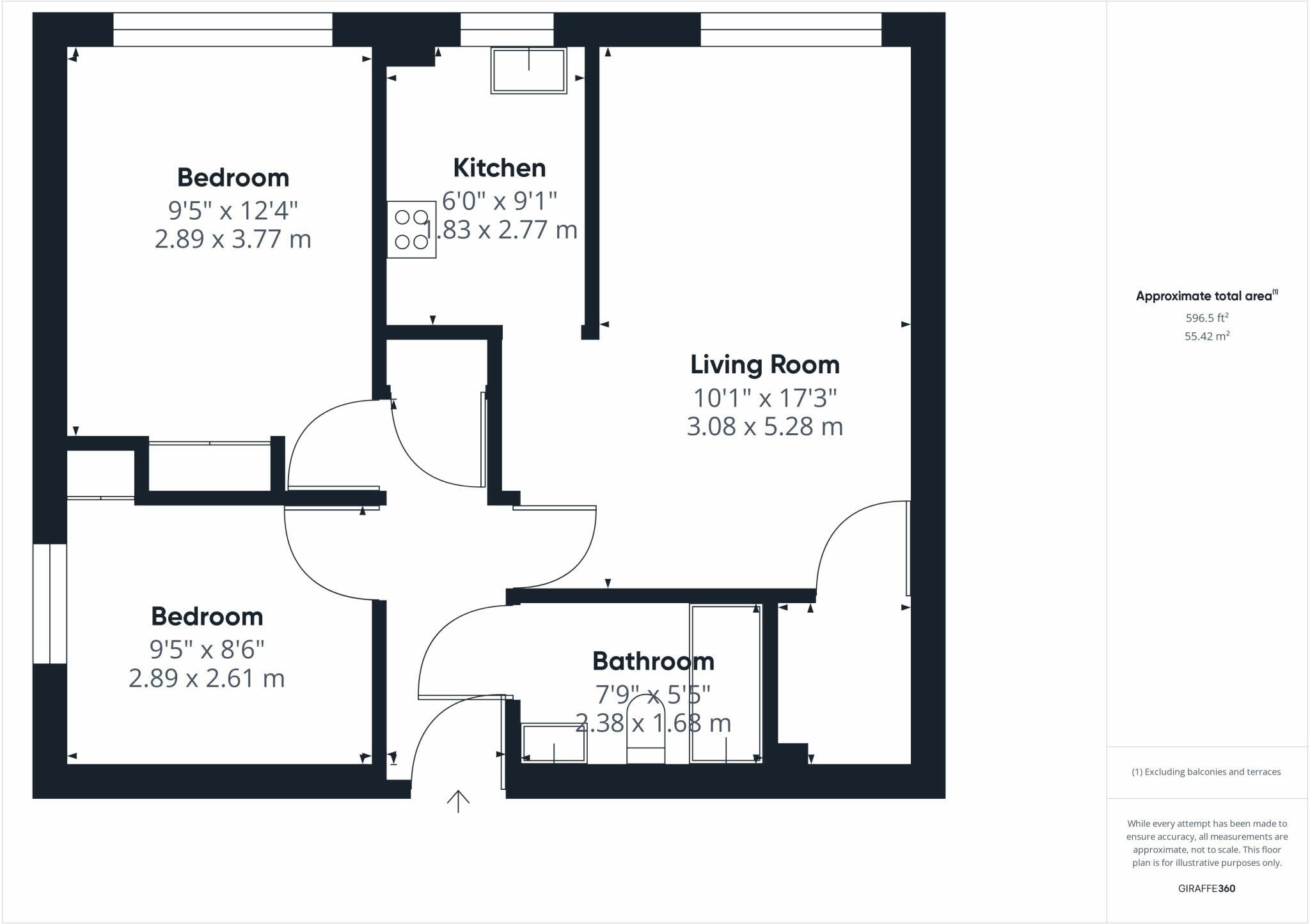 St. Peters Road, Bournemouth, BH1 floorplan
