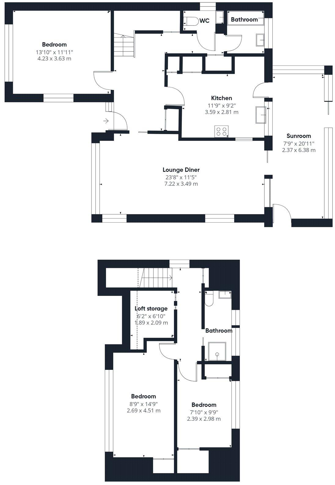 Jesmond Avenue, Highcliffe, Christchurch, Dorset, BH23 floorplan