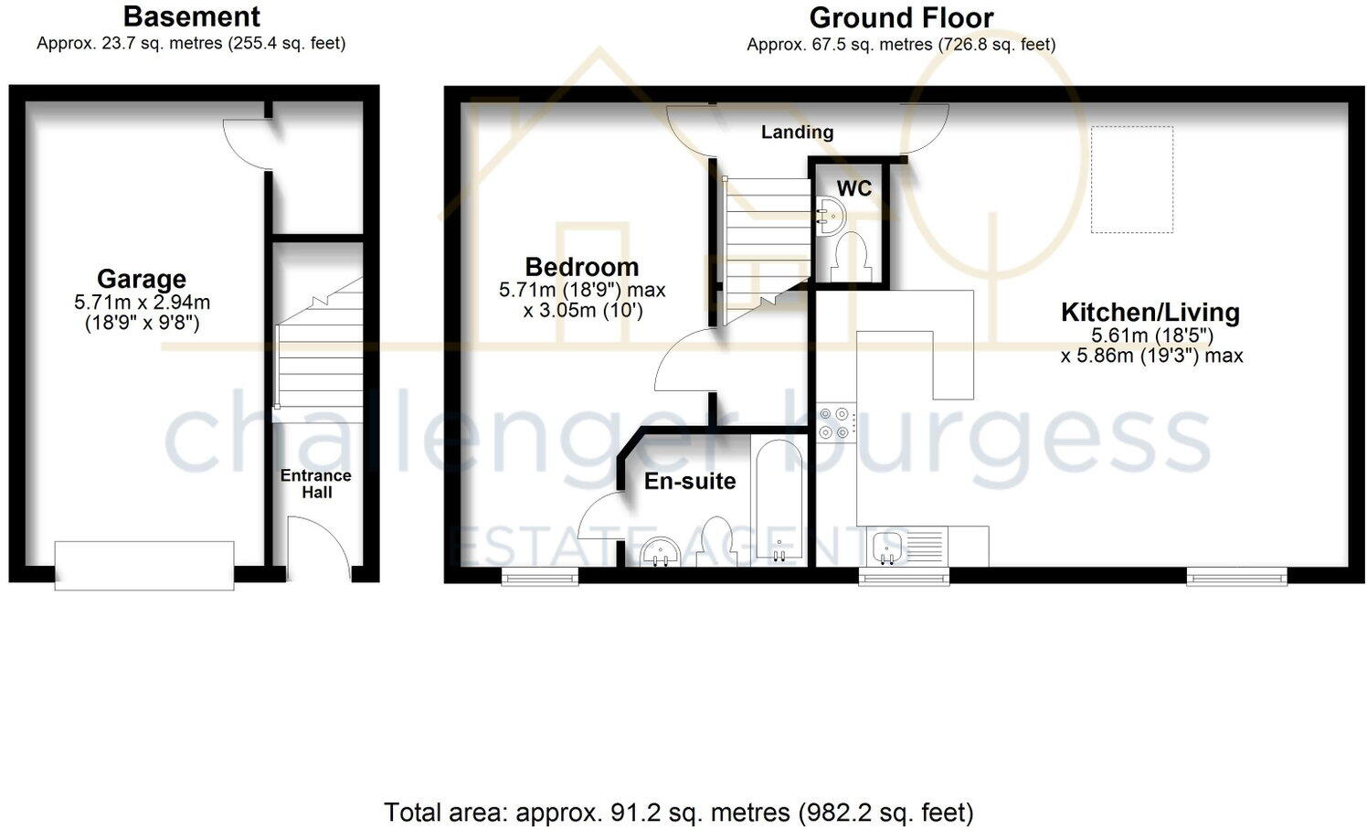 Rosemary Crescent, Portishead, Bristol, BS20 7JT floorplan