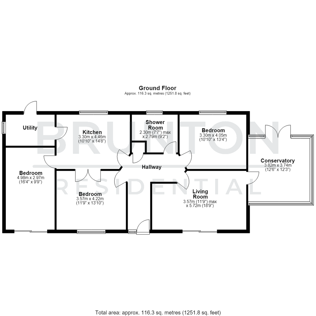 Braeside, Mouseyhaugh, Hexham, NE48 floorplan