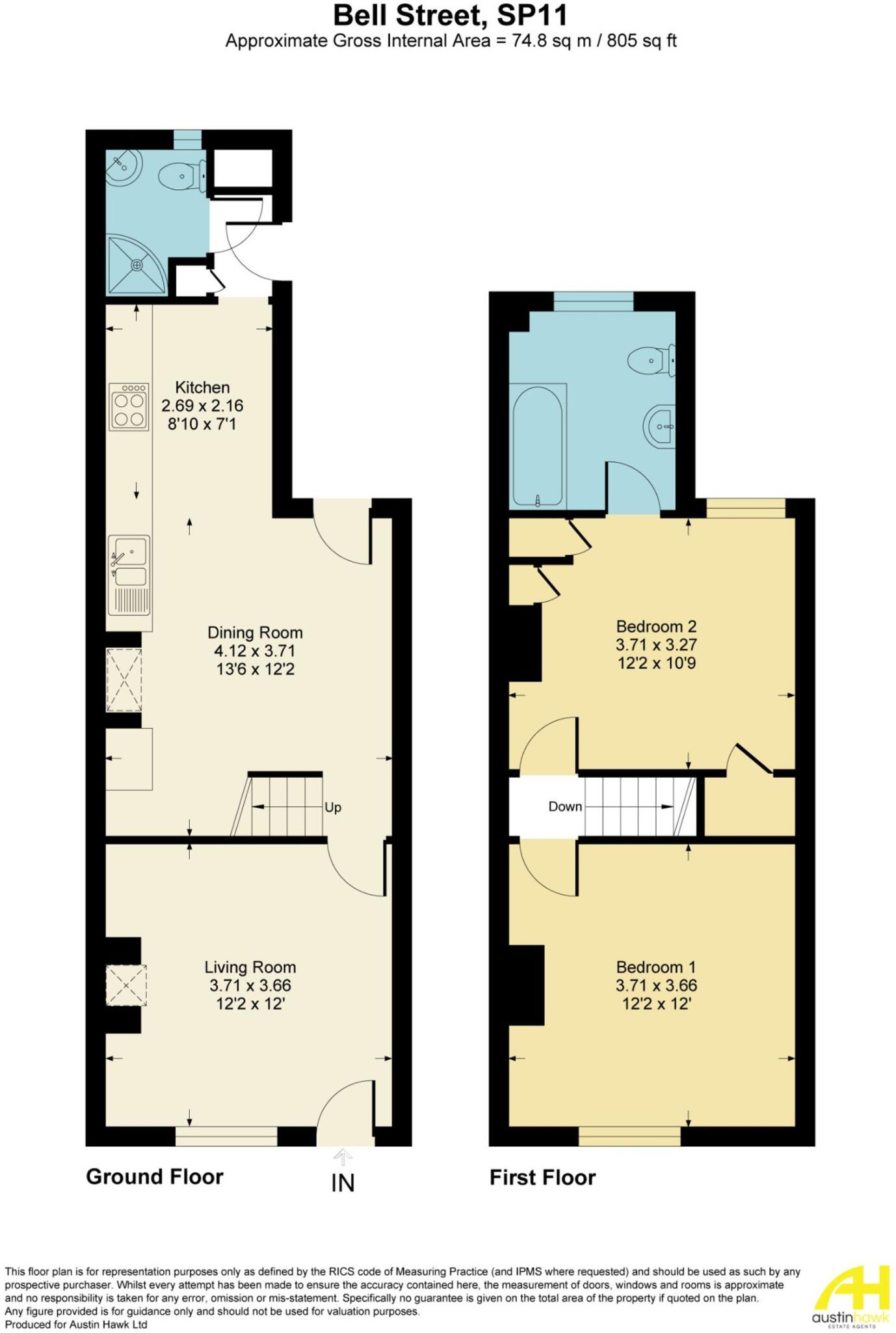 Bell Street, Ludgershall, SP11 floorplan