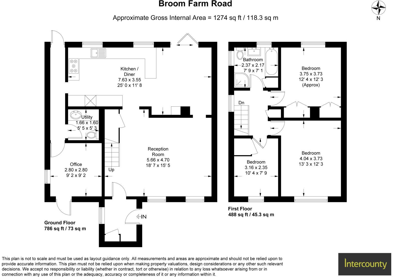 Broom Farm Road, Elsenham, Bishop's Stortford, Essex, CM22 floorplan