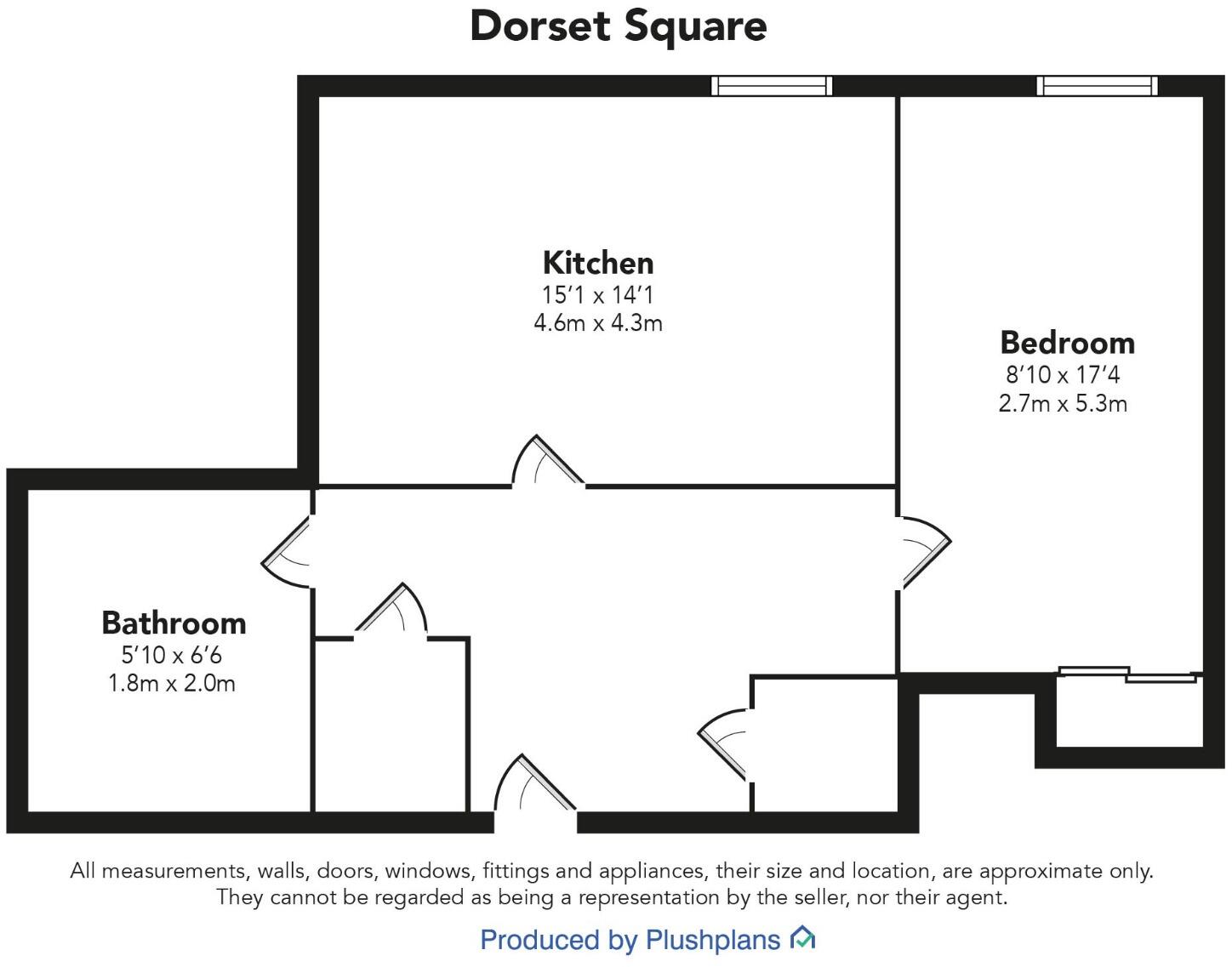 Dorset Square, Finnieston, Glasgow, G3 floorplan