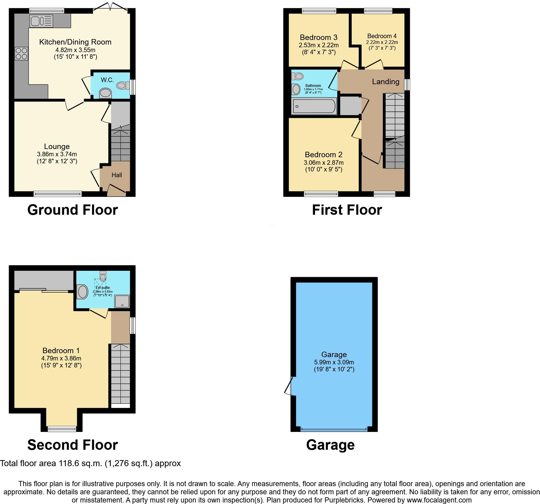 Ordsdall Close, Leyland, PR26 floorplan
